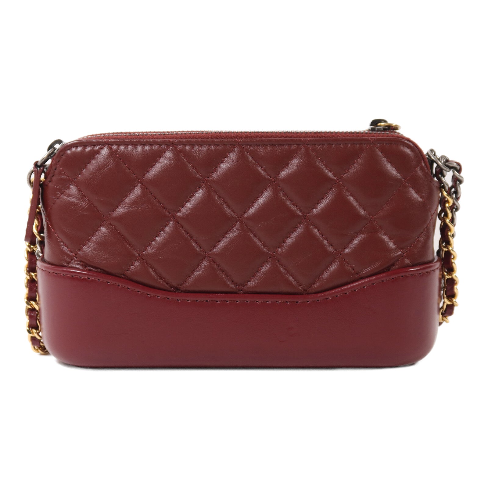 CHANEL 羊皮皮革Gabrielle Wallet on Chain鏈帶肩背袋