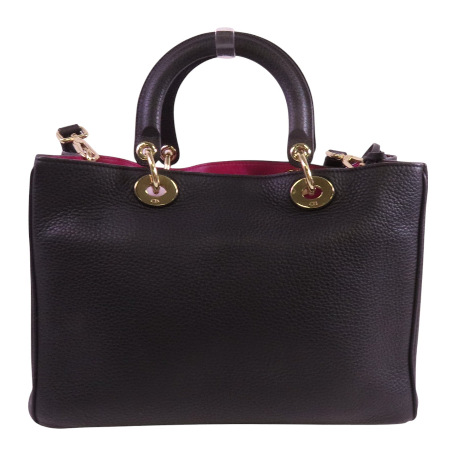 Dior 牛皮皮革Diorissimo金扣手挽肩背兩用袋