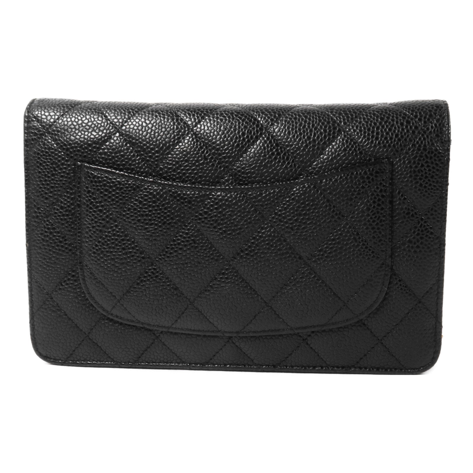 CHANEL 牛皮皮革WOC Wallet On Chain鏈帶肩背袋