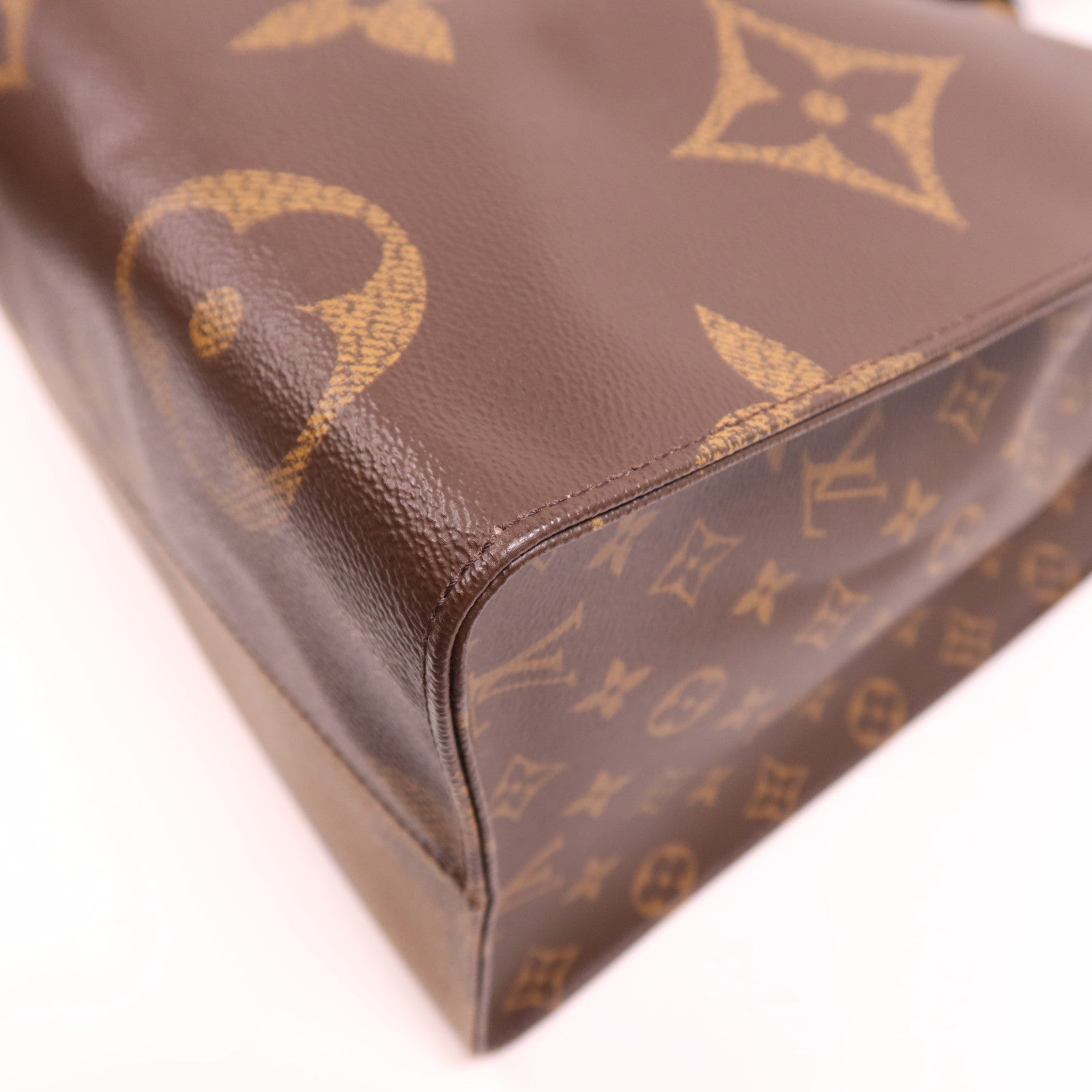 LOUIS VUITTON Monogram Giant OnTheGo GM金扣手挽肩背兩用袋