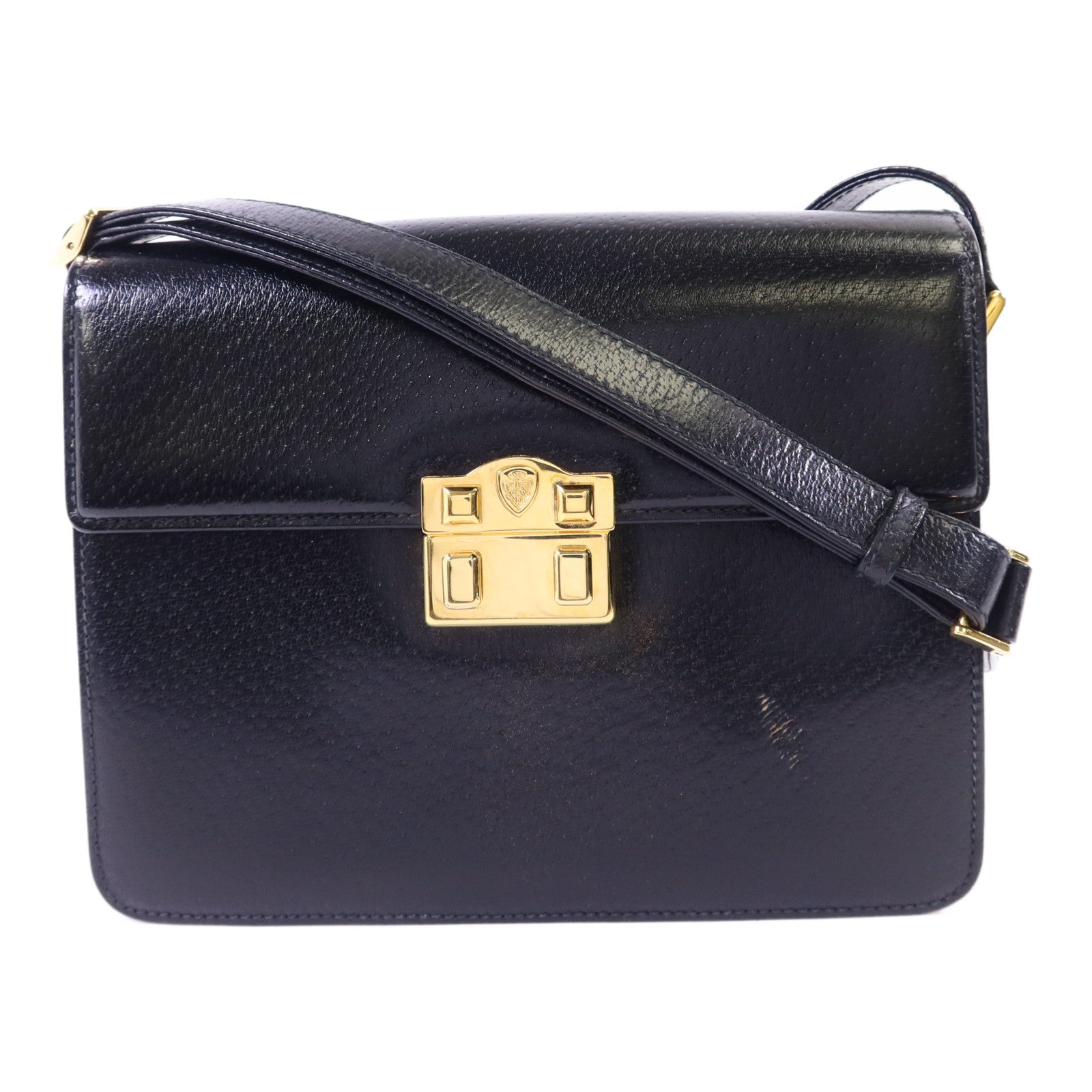 GUCCI 牛皮皮革Shoulder Bag金扣肩背袋