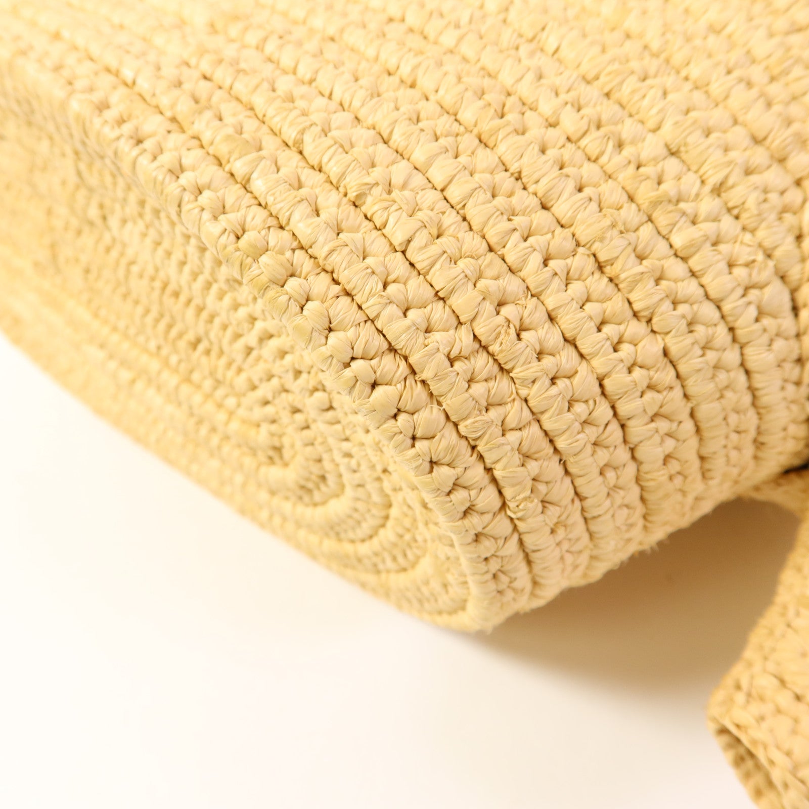 LOEWE 酒椰/牛皮皮革Small Elephant Basket Bag銀扣肩背袋/手挽袋