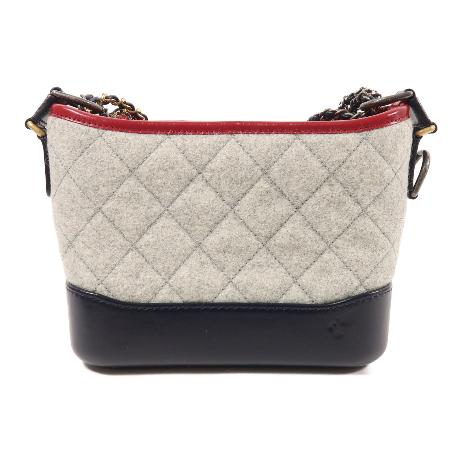 CHANEL Felt Gabrielle Small鏈帶肩背袋