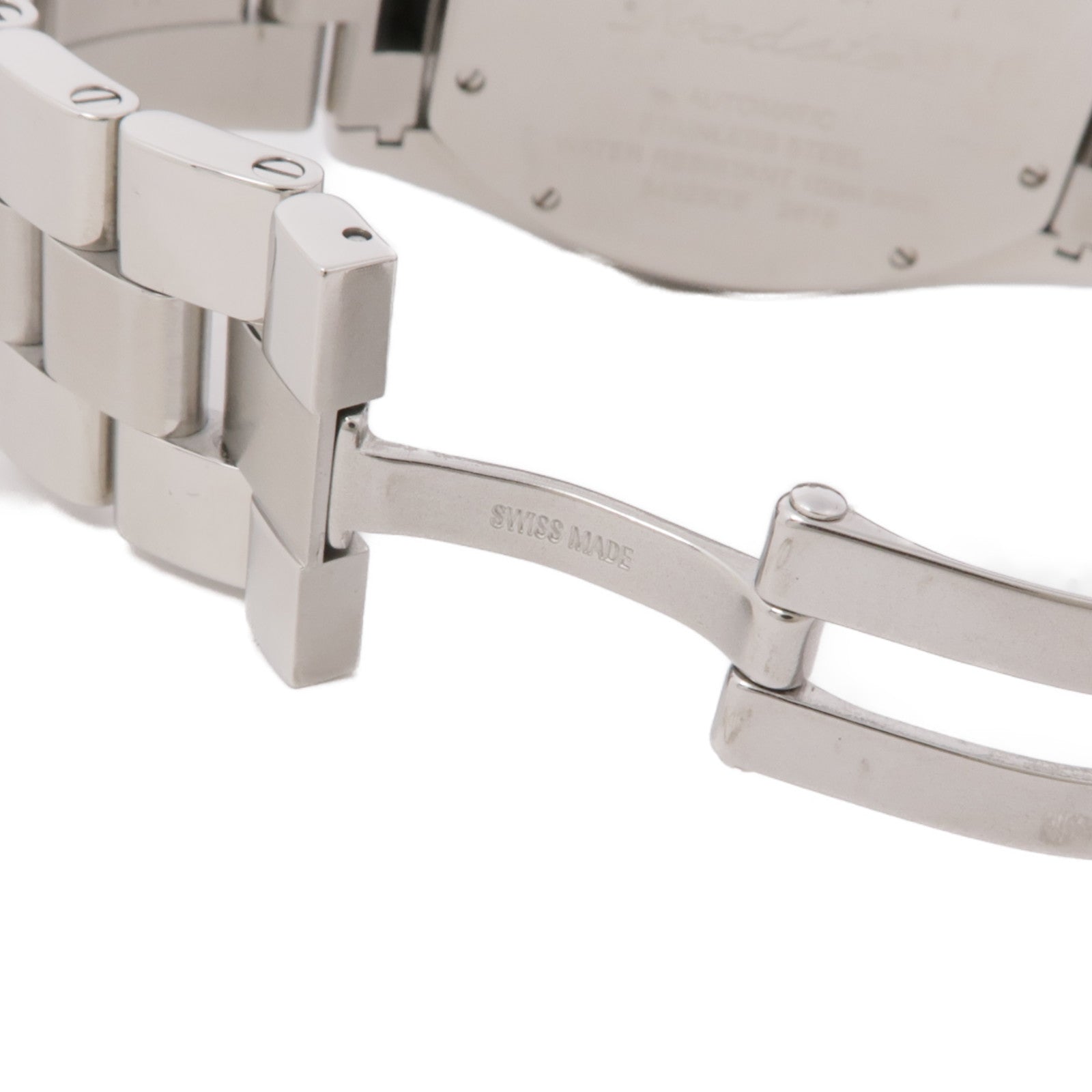 CARTIER Roadster 2618 Automatic Watch Stainless Steel White