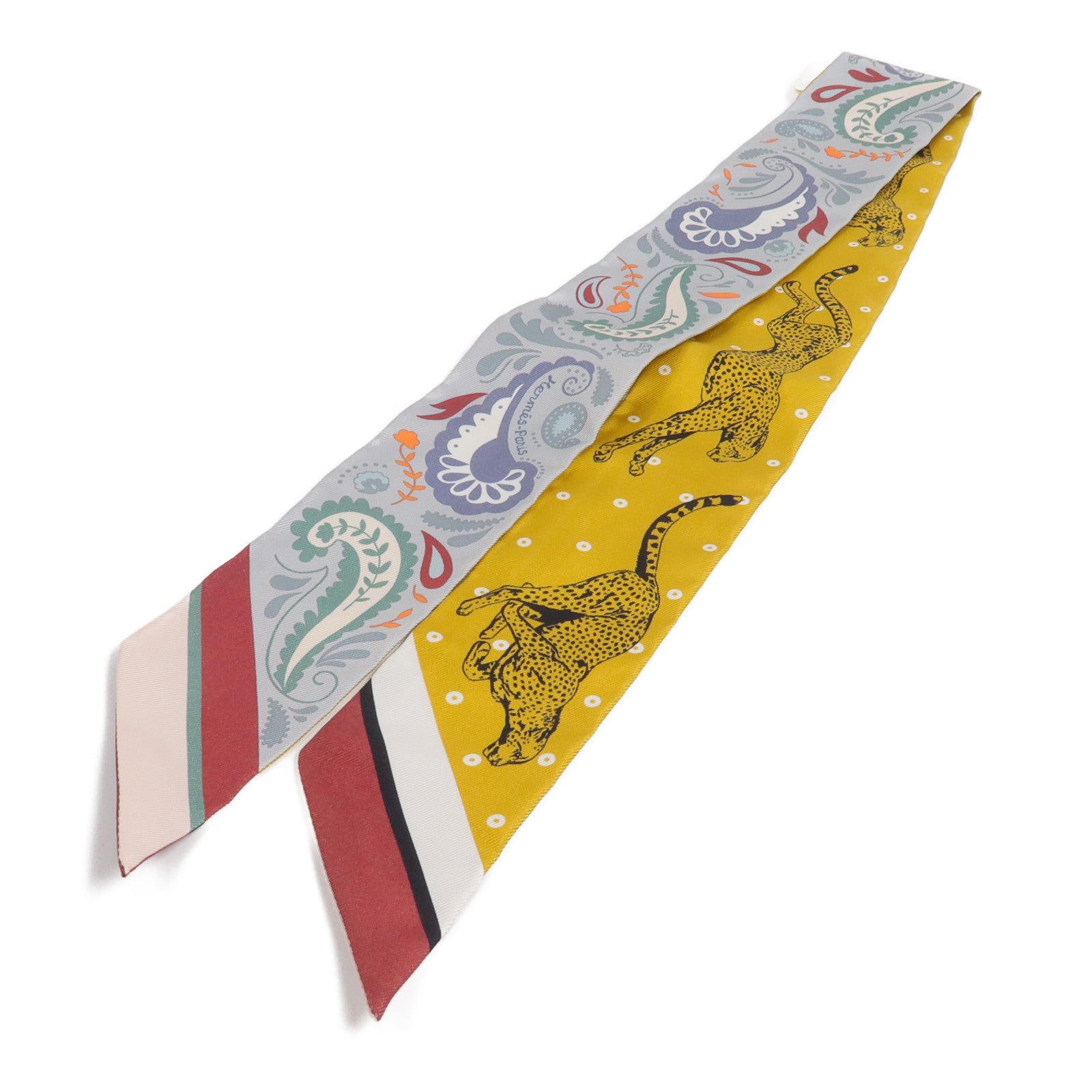 HERMES 絲質Twilly絲巾