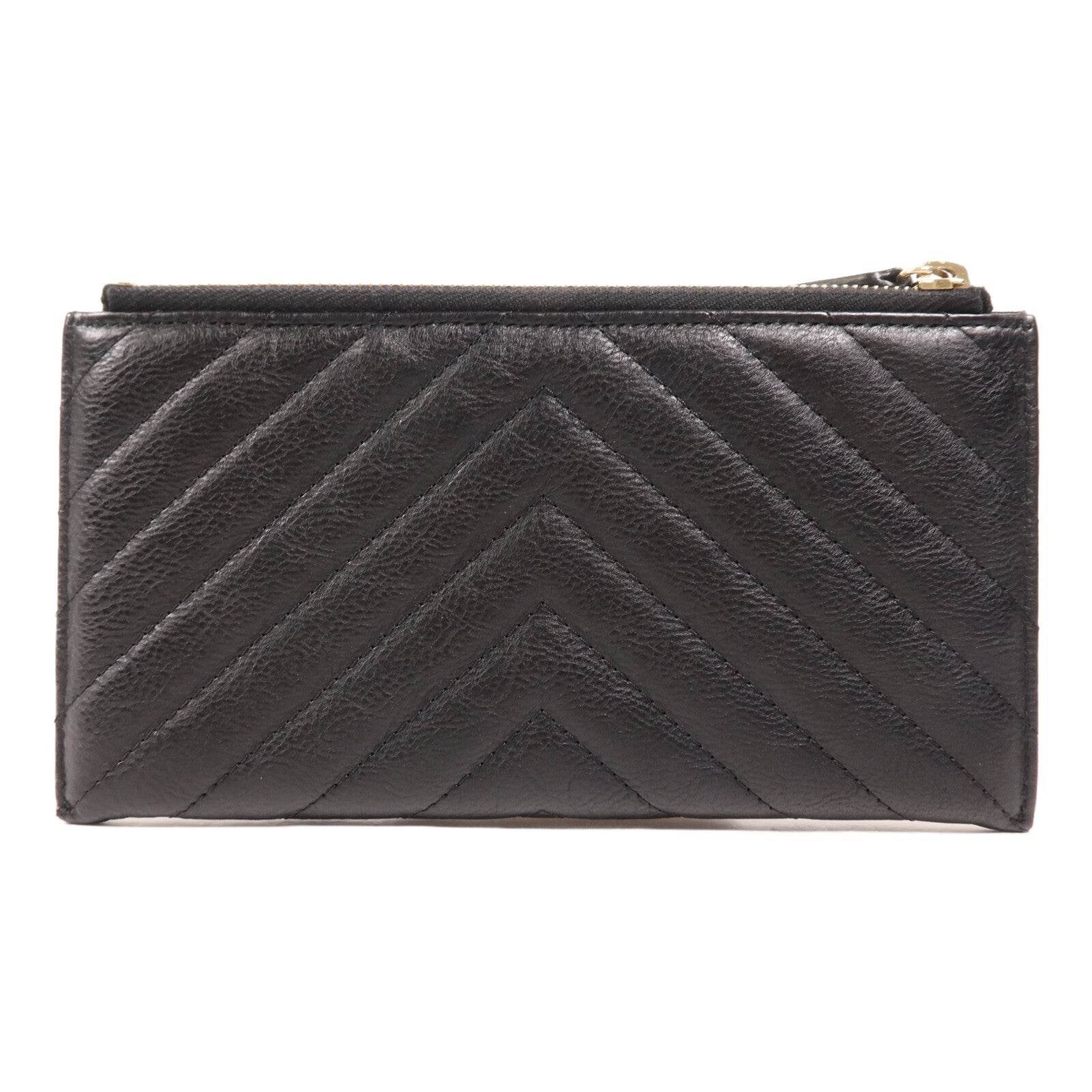 CHANEL 牛皮皮革Card Holder金扣卡片套