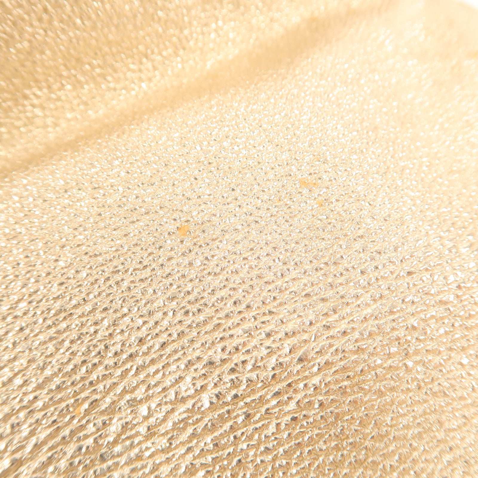 JIMMY CHOO GHW Hand Bag Clutch Leather Gold