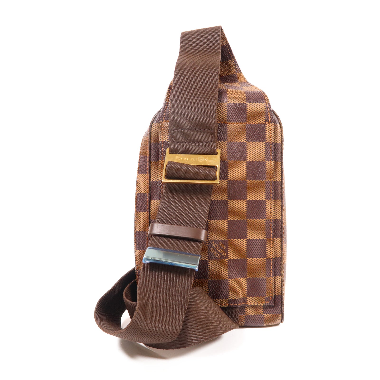 LOUIS VUITTON Damier Geronimos金扣腰包