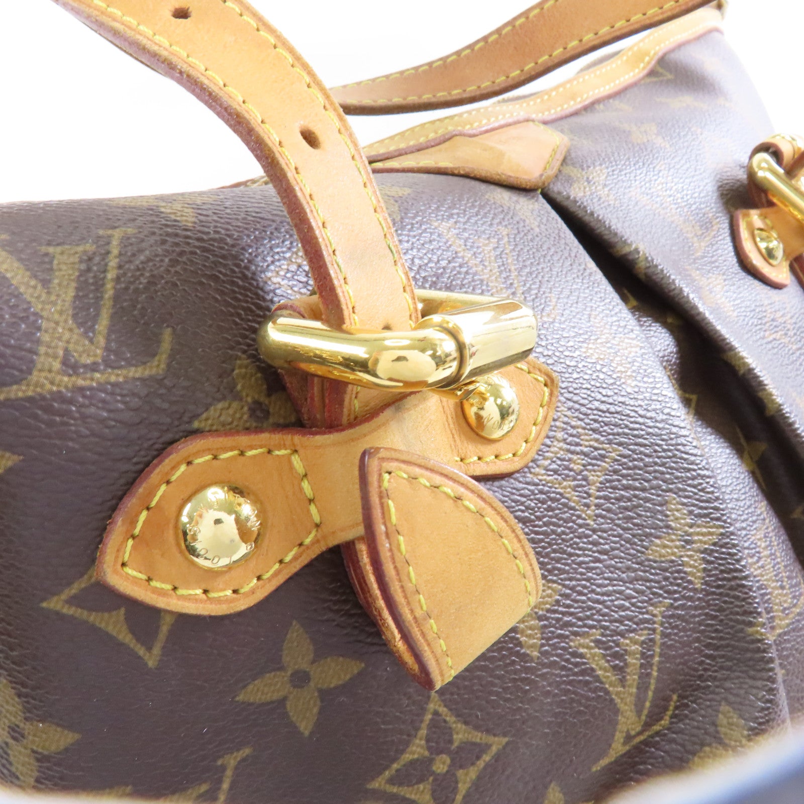 LOUIS VUITTON 【激減優惠】Monogram Palermo GM金扣手挽肩背兩用袋啡色