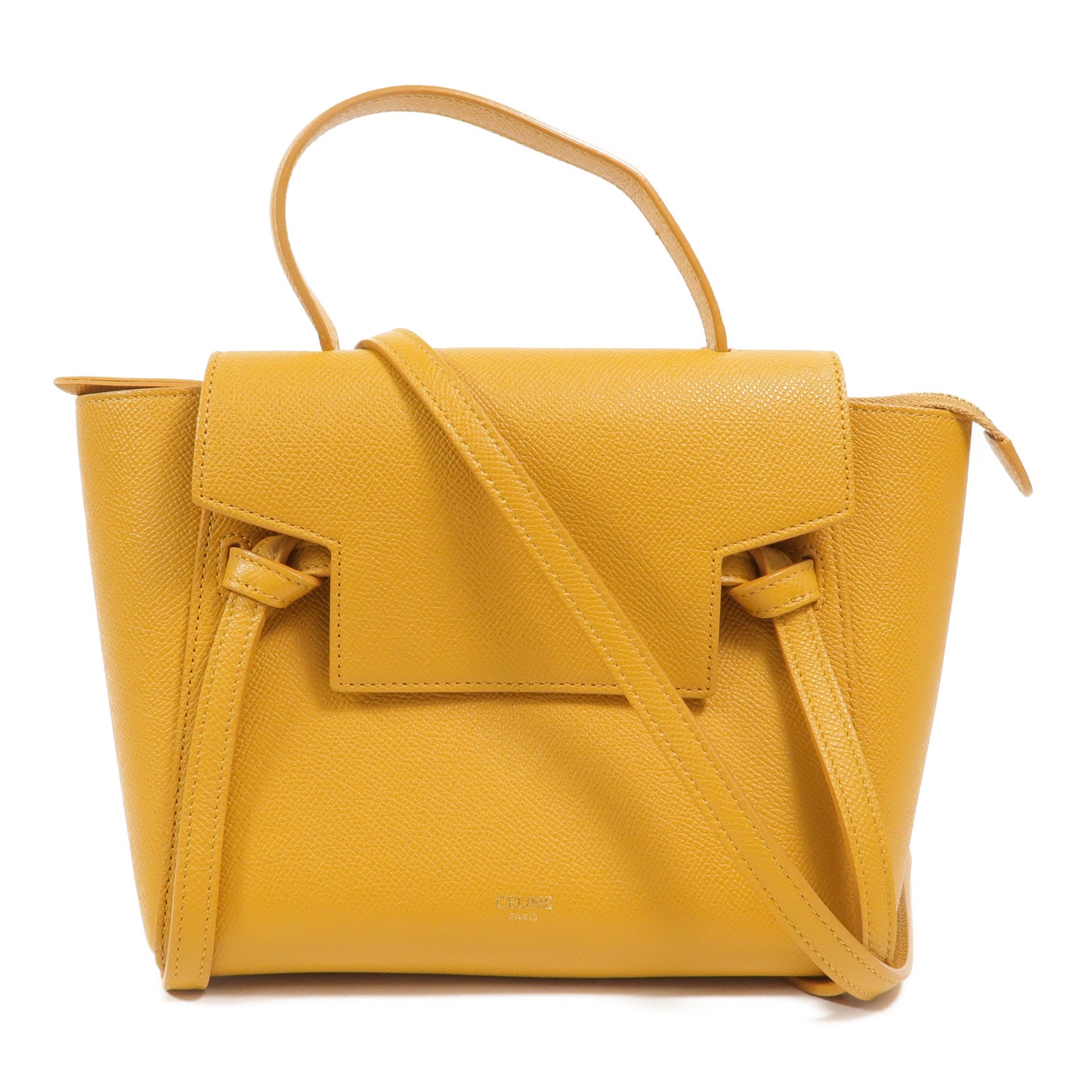 CELINE 牛皮皮革Micro Belt Bag手挽肩背兩用袋
