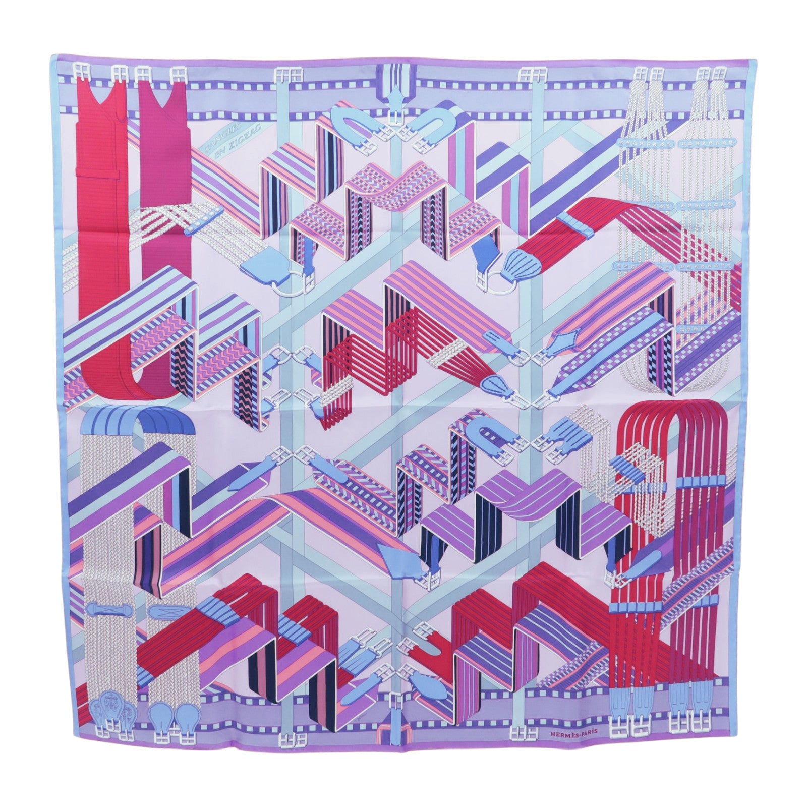 HERMES 絲質Scarf 90X90絲巾
