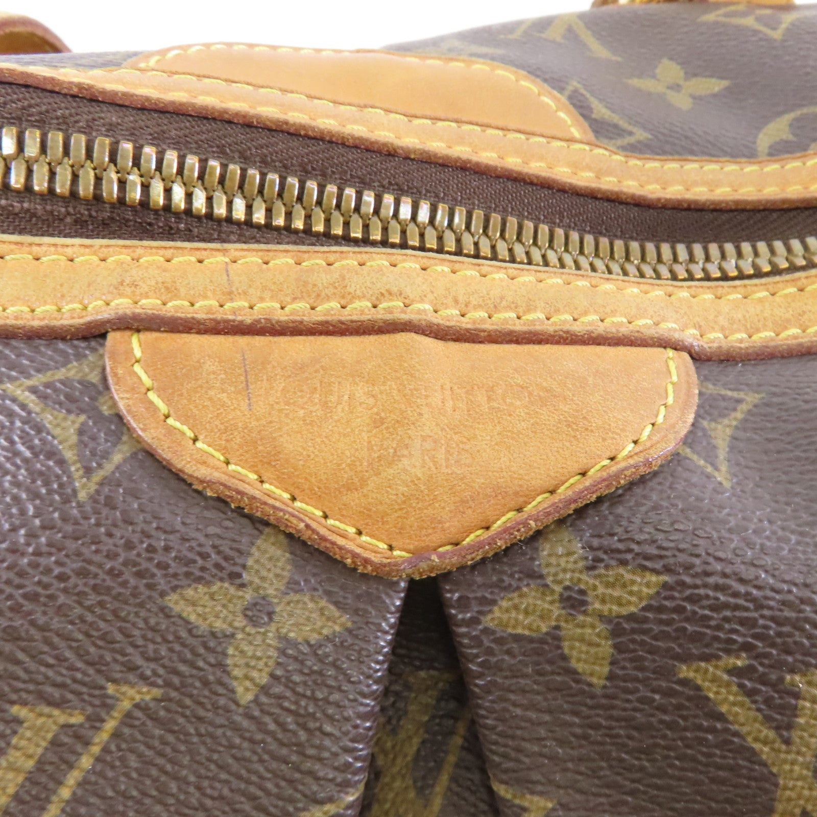 LOUIS VUITTON 【激減優惠】Monogram Palermo GM金扣手挽肩背兩用袋啡色