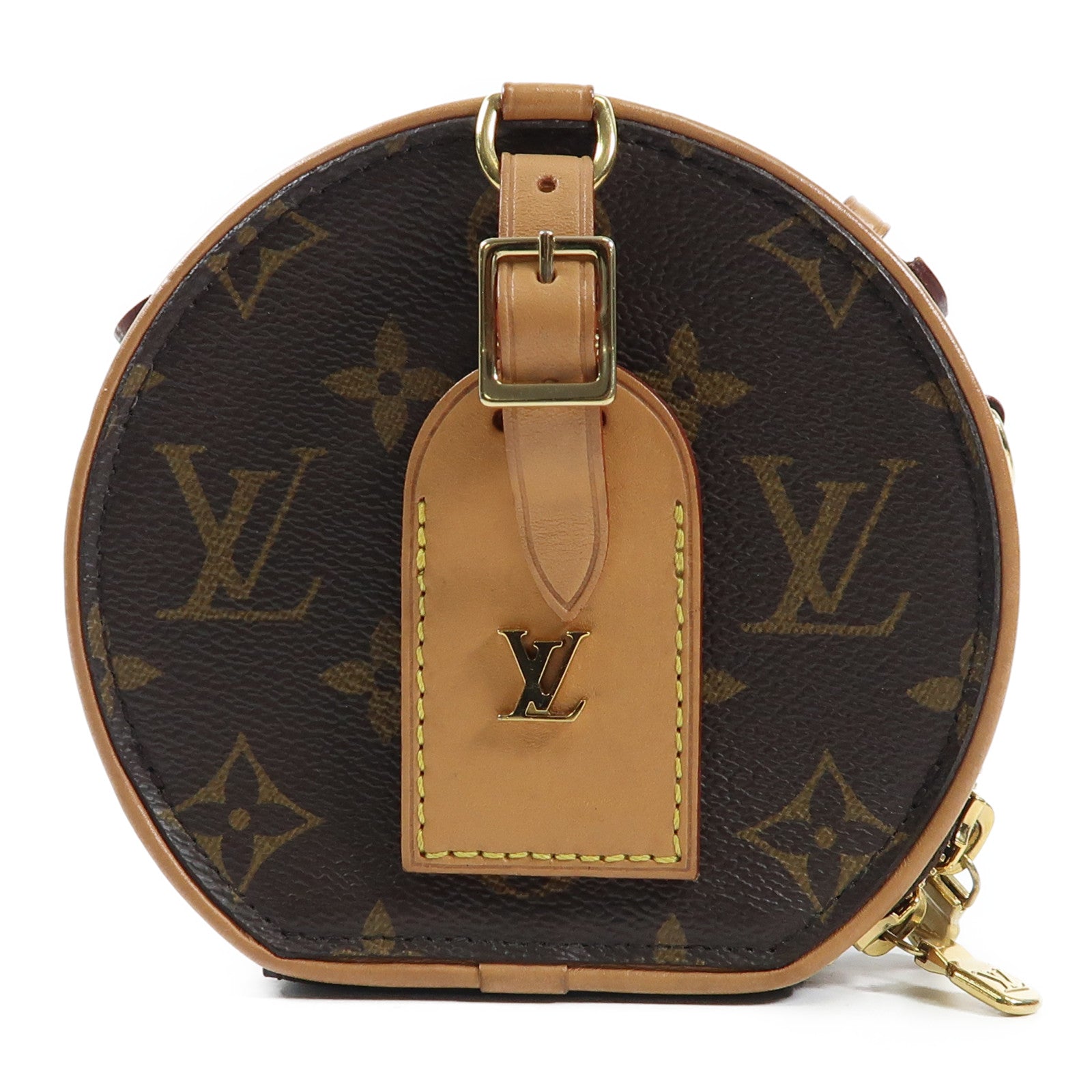 LOUIS VUITTON LV GHW Mini Boite Chapeau 2 Way Shoulder Bag M44699 Monogram Brown