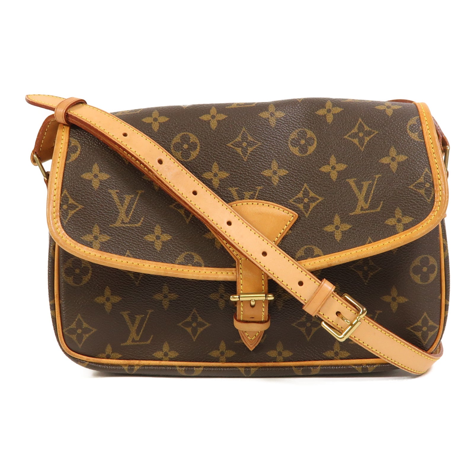 LOUIS VUITTON Monogram Sologne金扣肩背袋