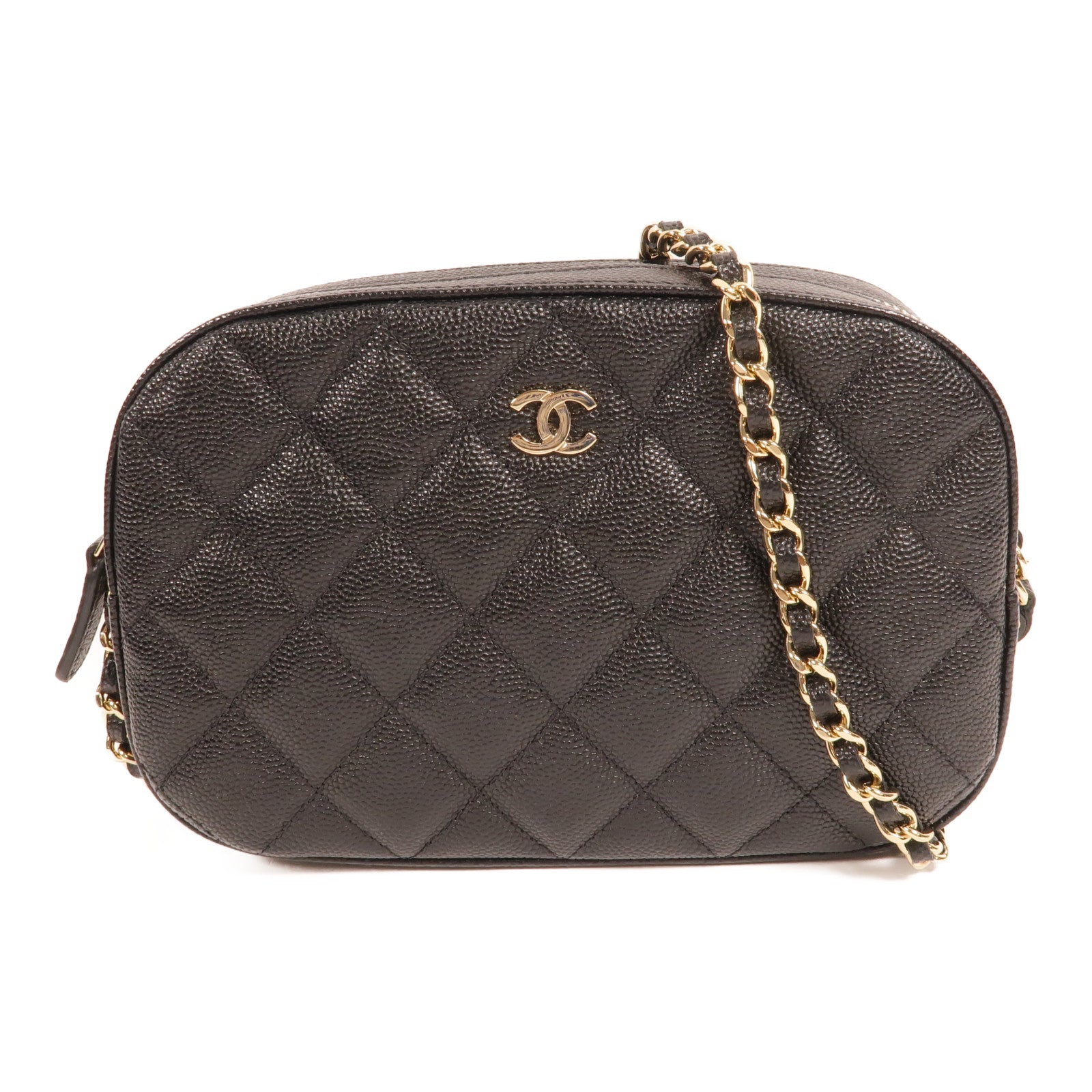 CHANEL 牛皮皮革Mini Camera Bag肩背袋