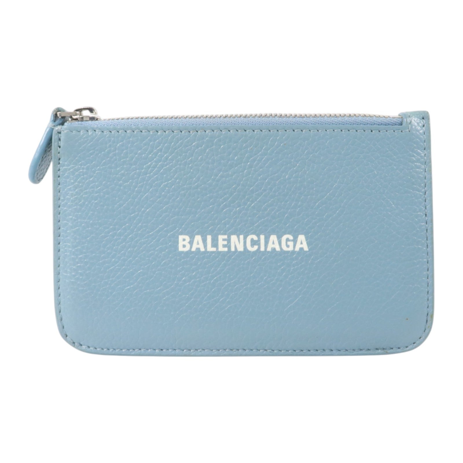 BALENCIAGA 牛皮皮革Coin and Card Holder銀扣零錢包/卡片套