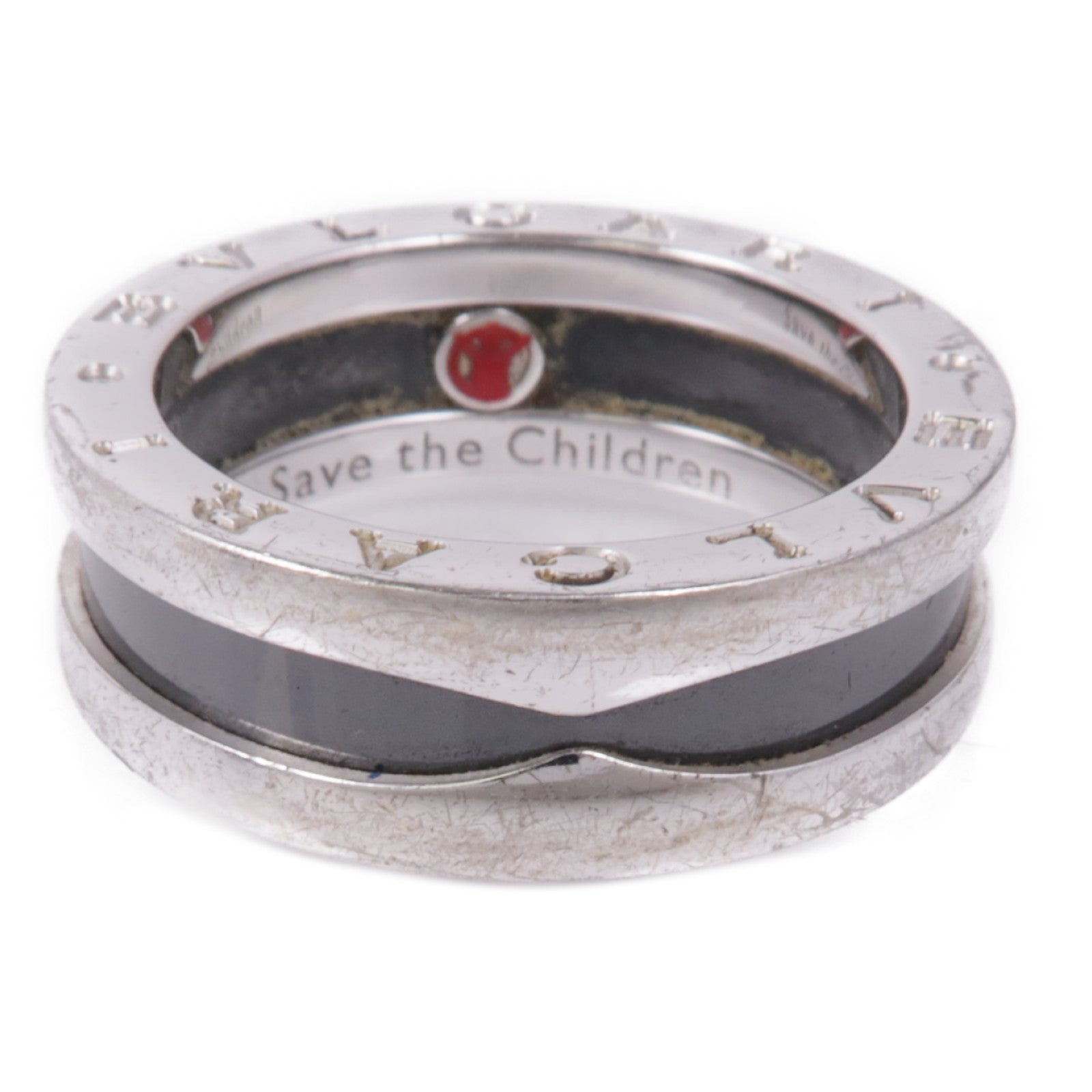 BVLGARI 925純銀B-zero1 Save the Children Ring戒指BLV#52US#5.75