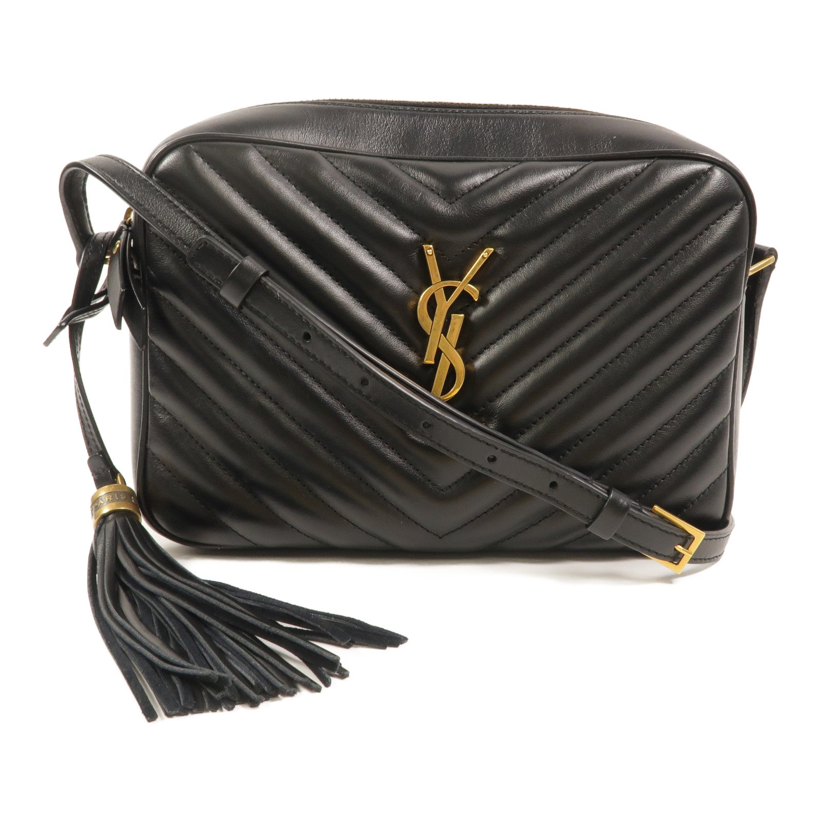 SAINT LAURENT 牛皮皮革Lou Camera Bag肩背袋