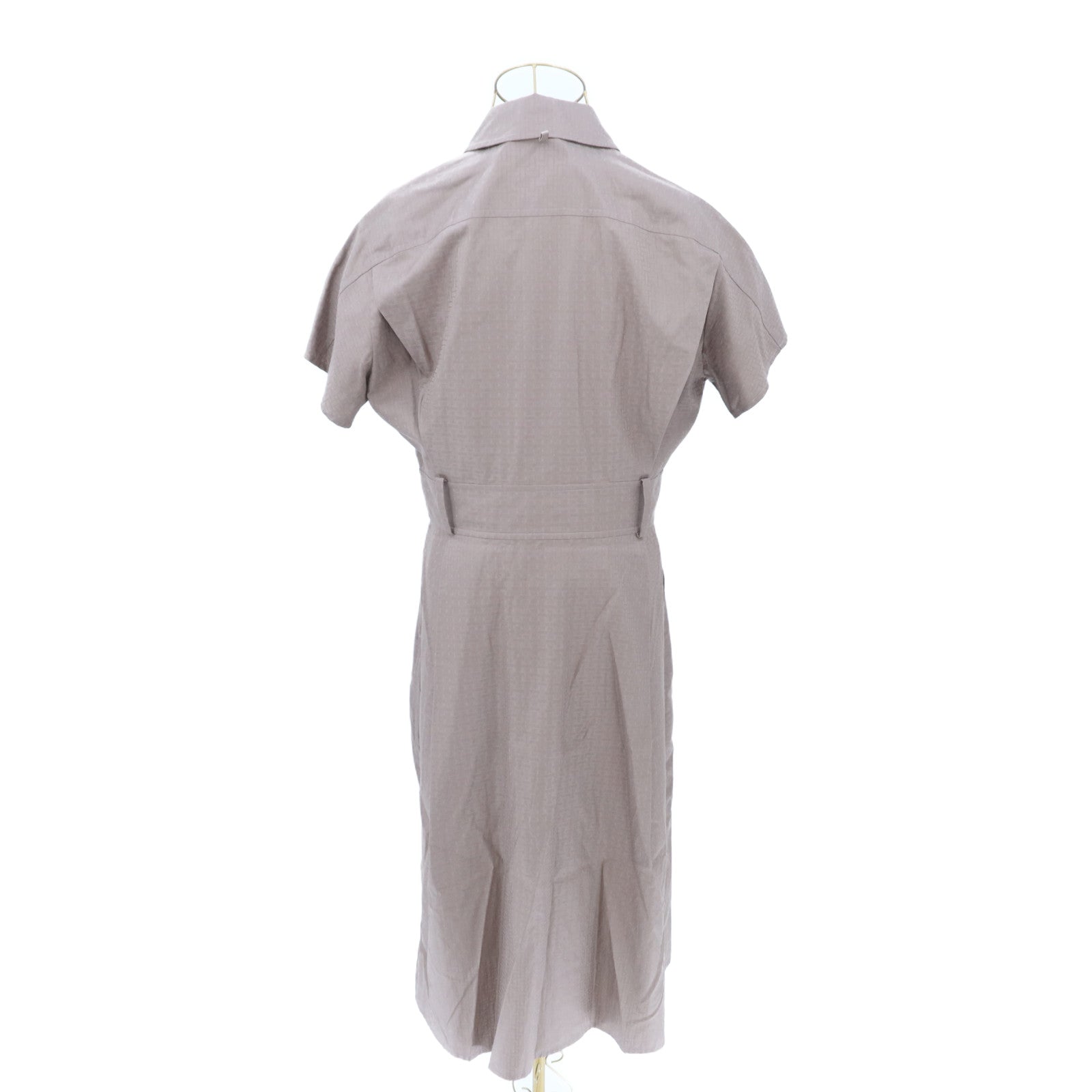 HERMES Cashmere/Silk Mosaique Zip-Up Dress連身裙