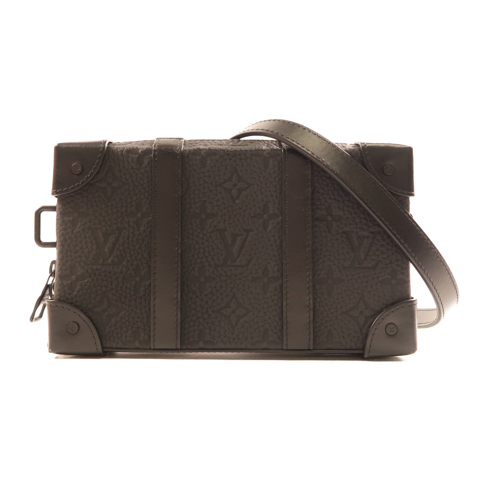 LOUIS VUITTON LV Soft Trunk Shoulder Bag M80224 Monogram Taurillon