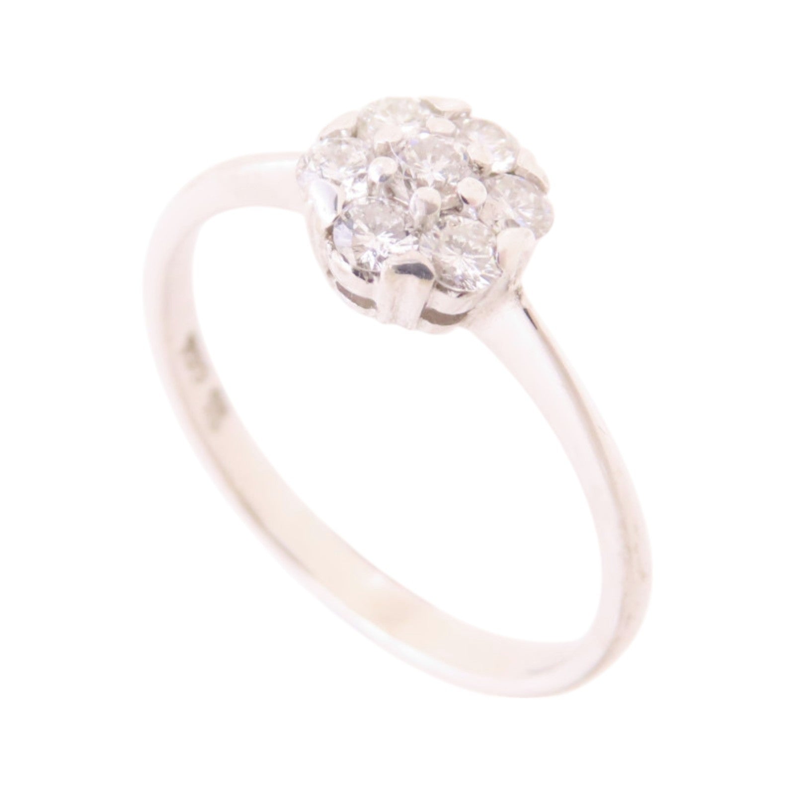 JEWELRY 【激減優惠】18K白金/鑽石Diamond Ring戒指US#5.25