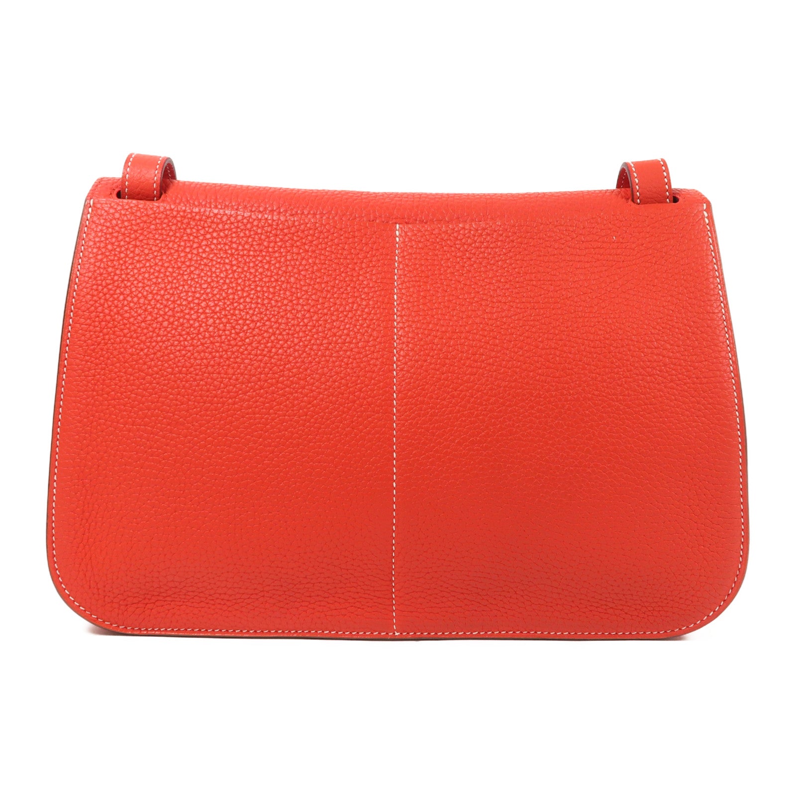 HERMES Clemence皮革Halzan 31銀扣手挽肩背兩用袋