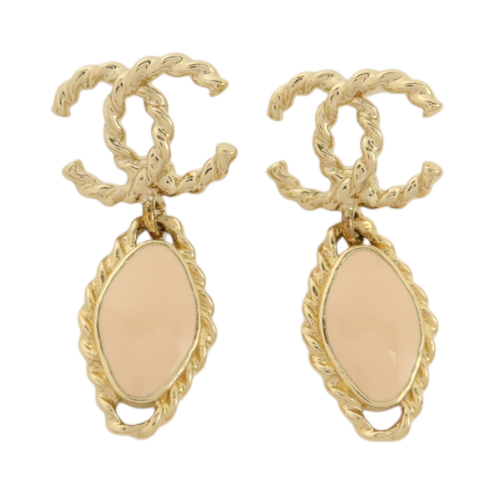 CHANEL 金屬/PVC Earrings耳環