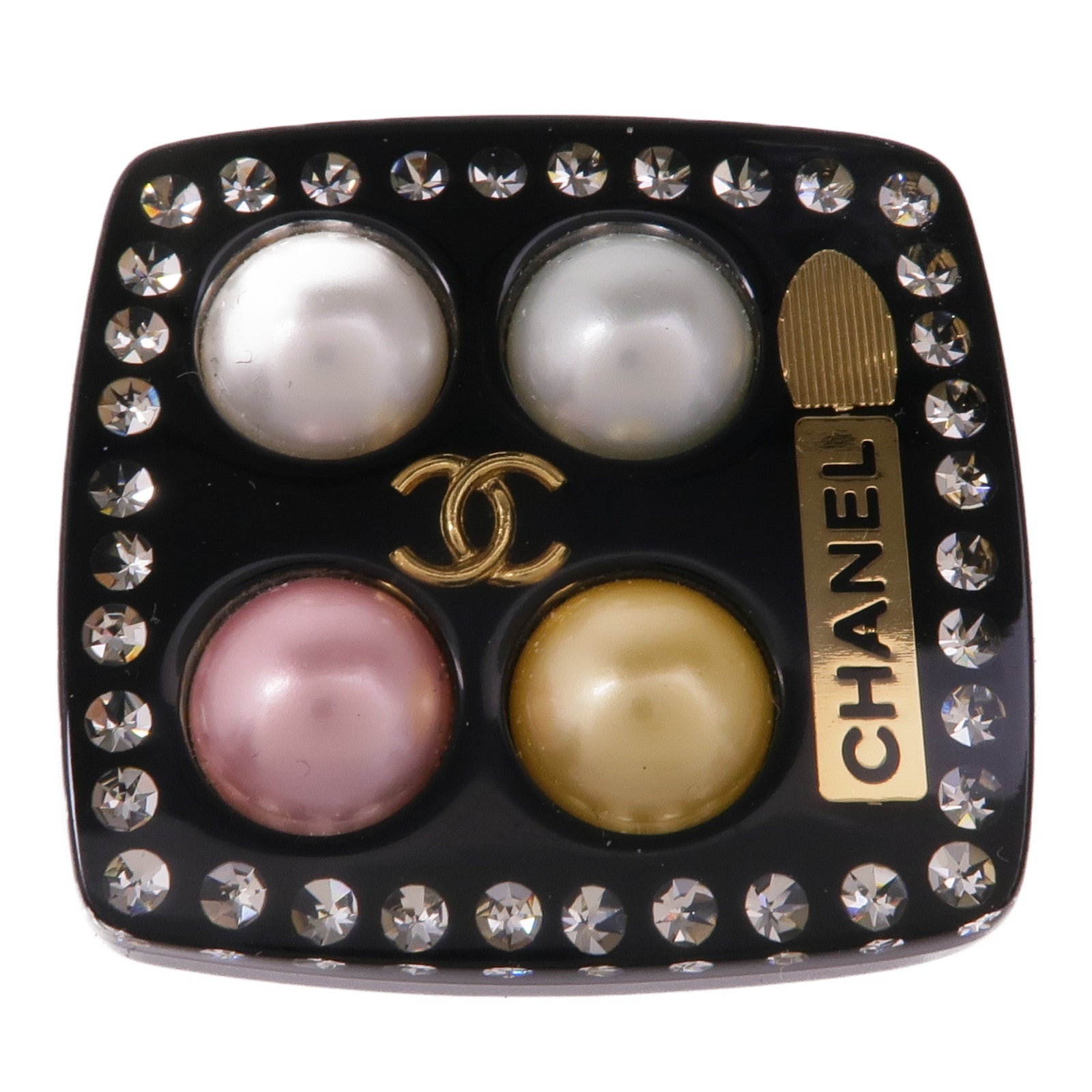 CHANEL PVC/金屬Brooch胸針