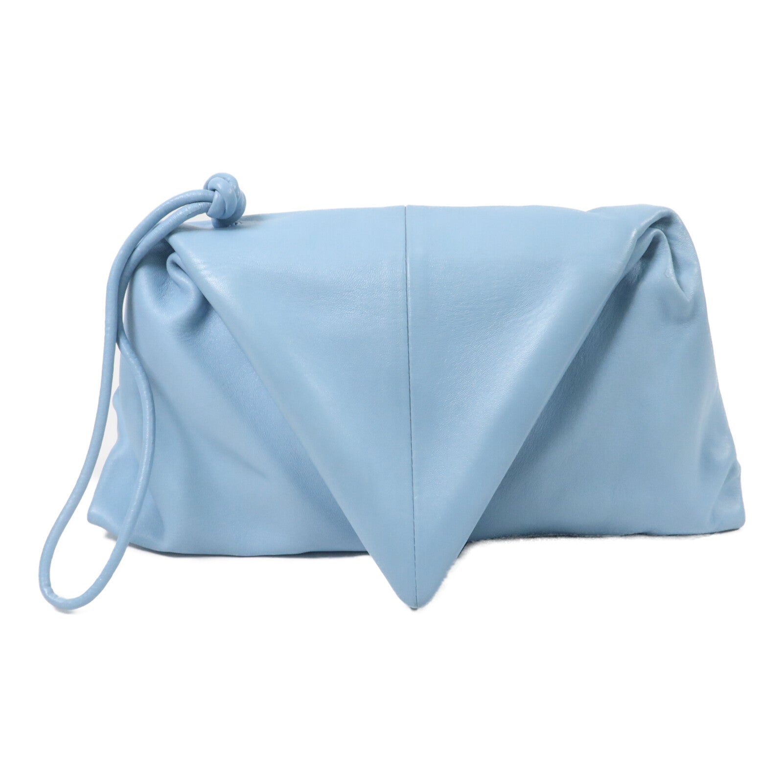 BOTTEGA VENETA 羊皮皮革Trine Angular Clutch手拿包