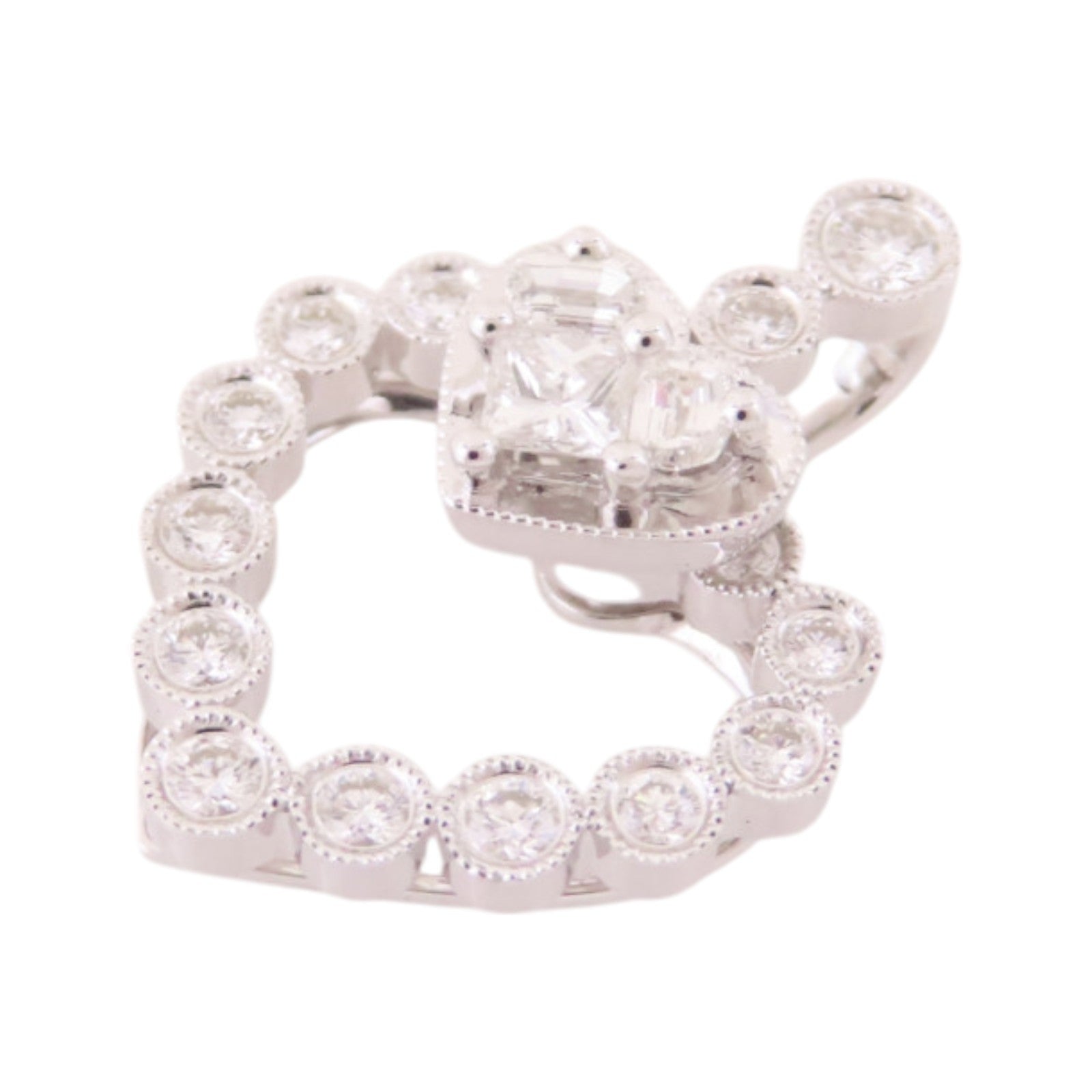 JEWELRY 【激減優惠】18K白金/鑽石Diamond Pendant Top吊墜