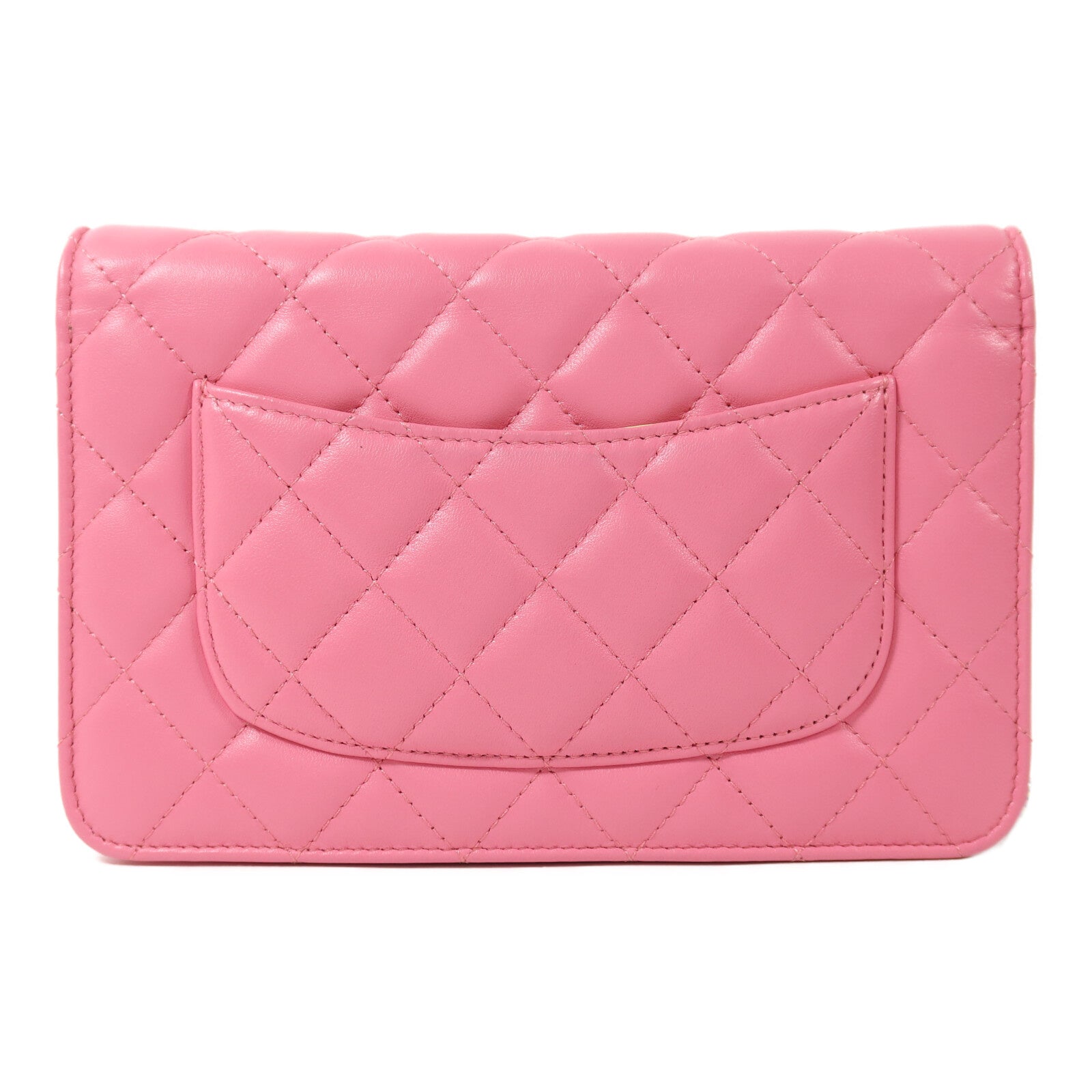 CHANEL 羊皮皮革Wallet on Chain鏈帶肩背袋