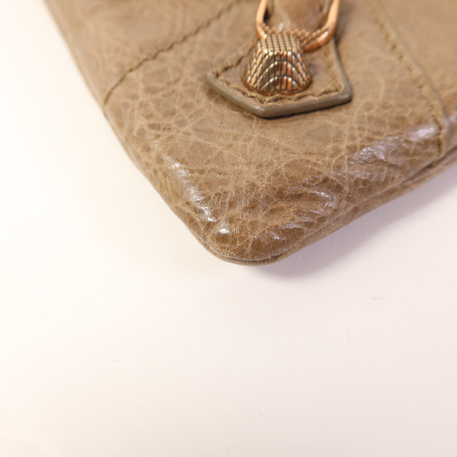 BALENCIAGA 羊皮皮革Clutch金扣手拿包