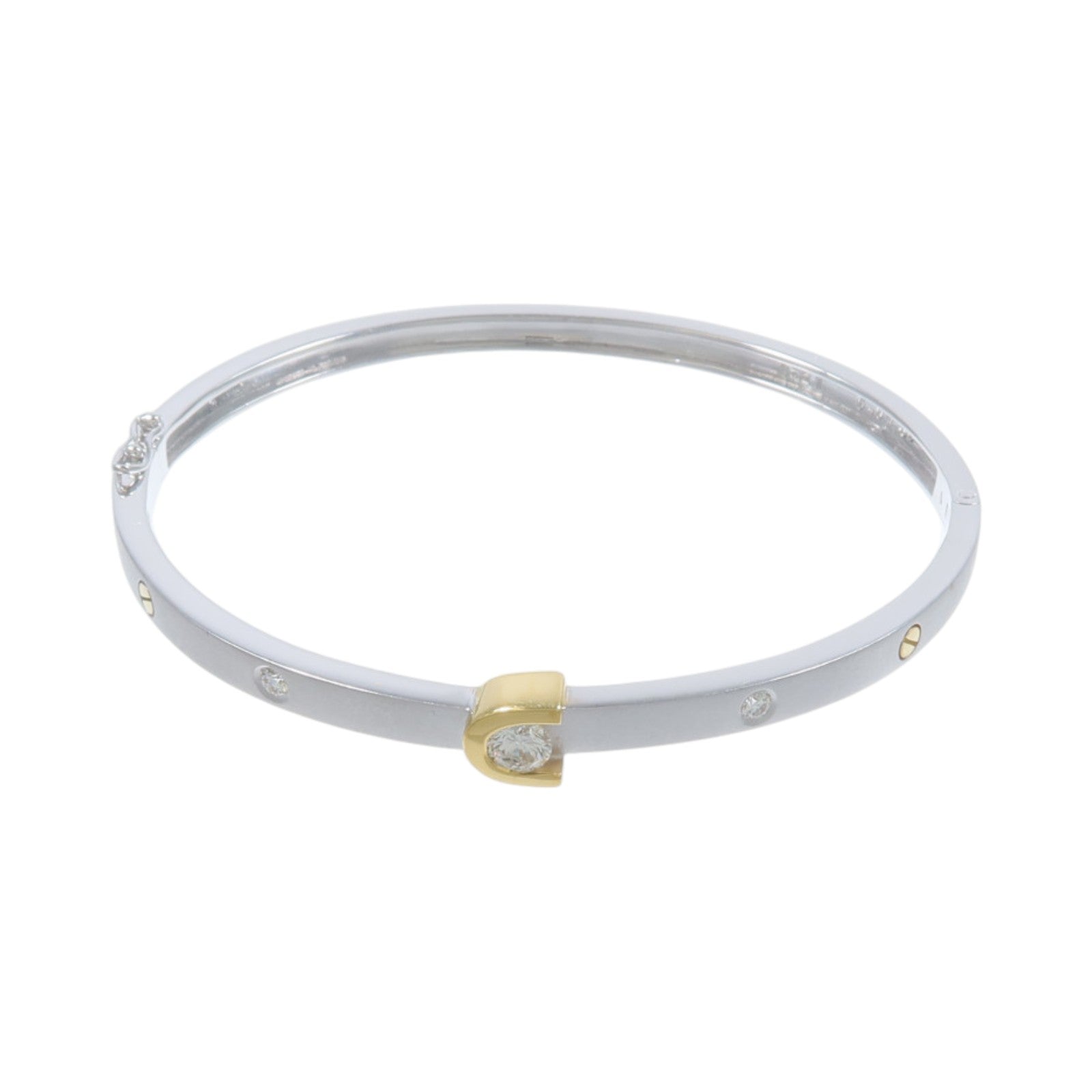 JEWELRY 18K白金Diamond Bangle鑽石手鐲