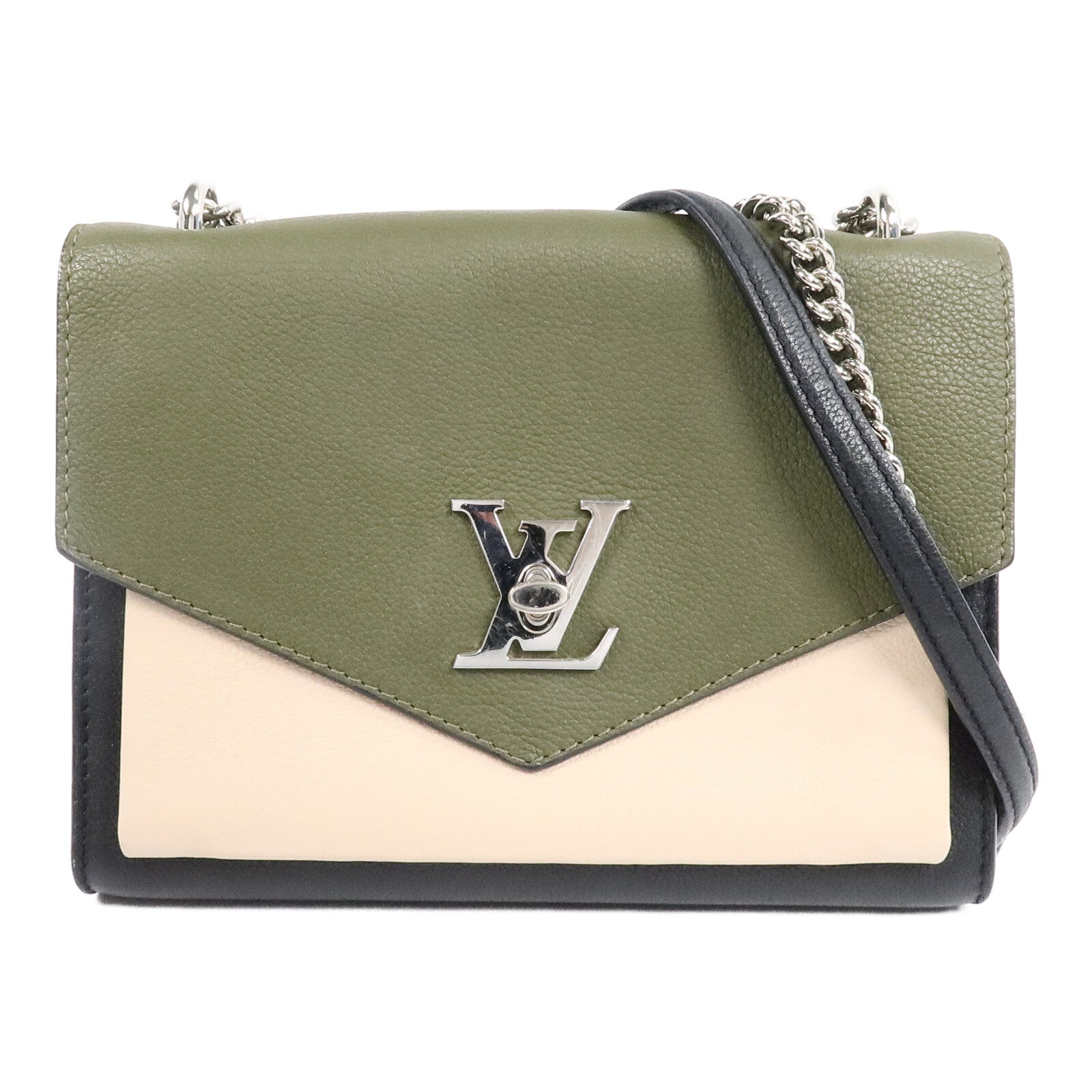 LOUIS VUITTON 牛皮皮革My Lock Me鏈帶肩背袋