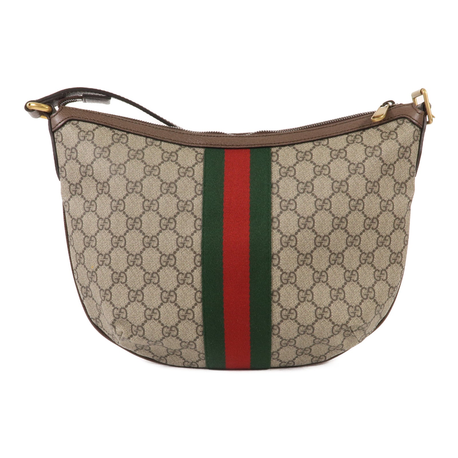 GUCCI 塗層帆布Ophidia Medium金扣肩背袋