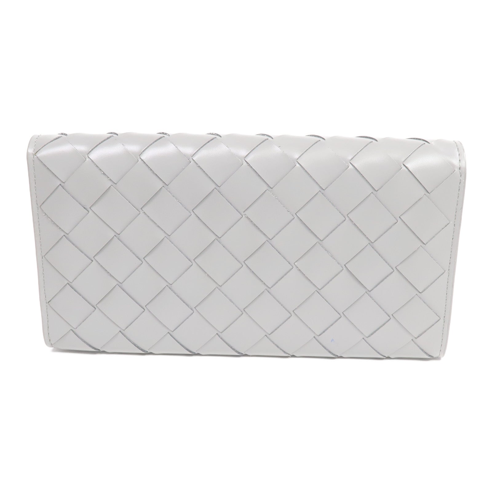 BOTTEGA VENETA 織紋皮革Long Wallet金扣長錢包