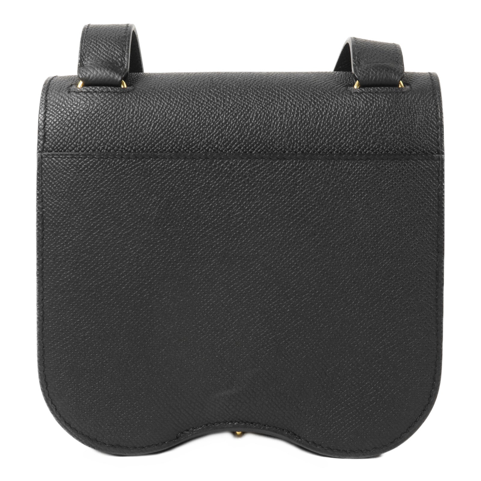 HERMES Epsom皮革Della Cavalleria Mini肩背袋Noir