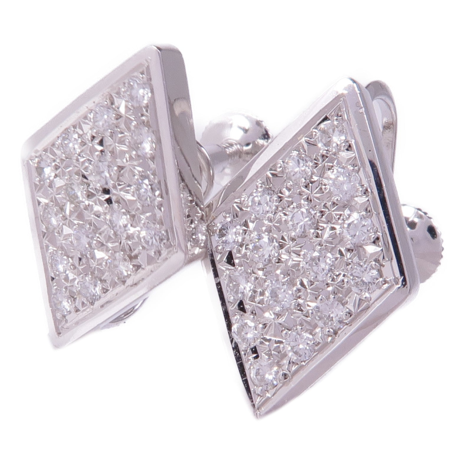 JEWELRY 14K白金Diamond Earrings鑽石耳環