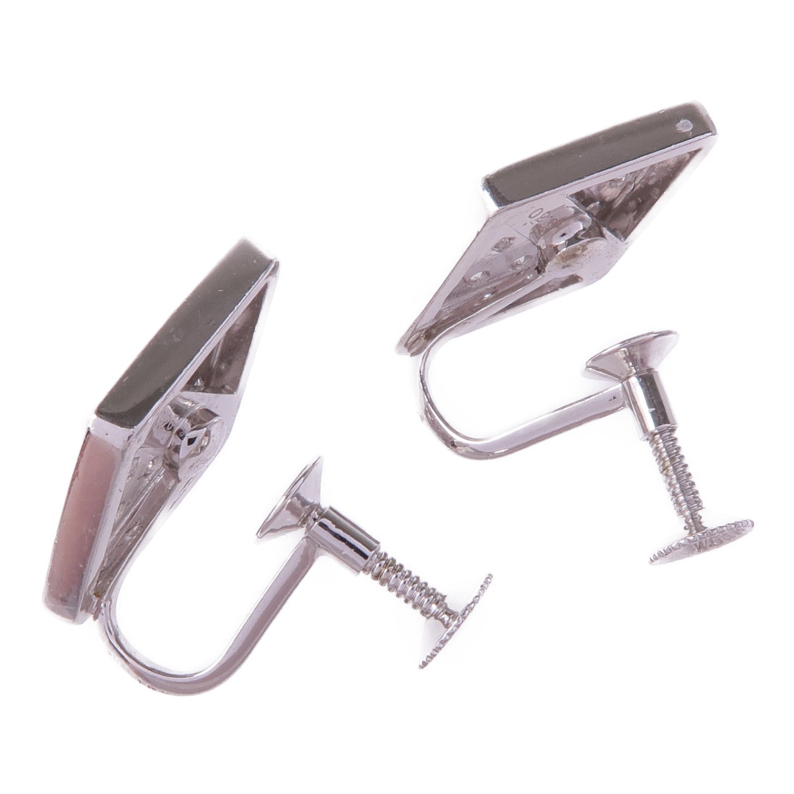 JEWELRY 14K白金Diamond Earrings鑽石耳環