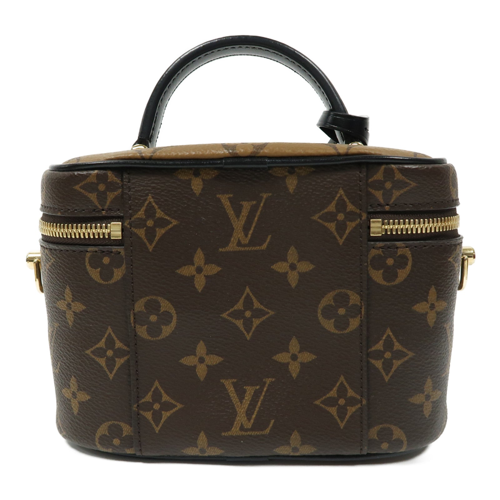 LOUIS VUITTON LV GHW Vanity 2 Way Bag Handbag M45165 Monogram Reverse Brown