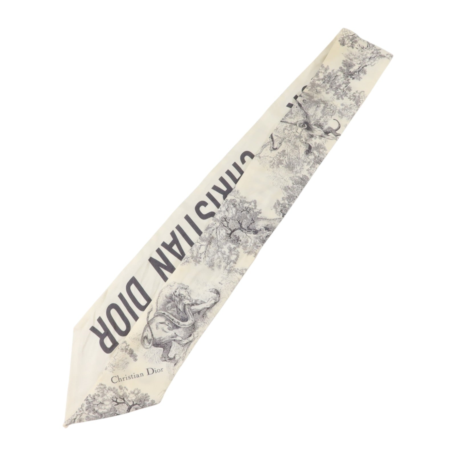 Dior 絲質Toile De Jouy Mitzah Scarf絲巾