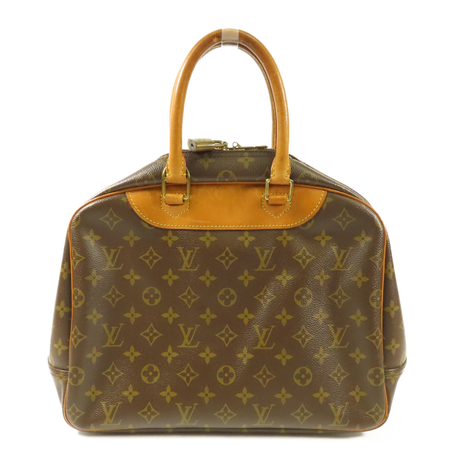 LOUIS VUITTON 【激減優惠】Monogram Deauville金扣手挽袋