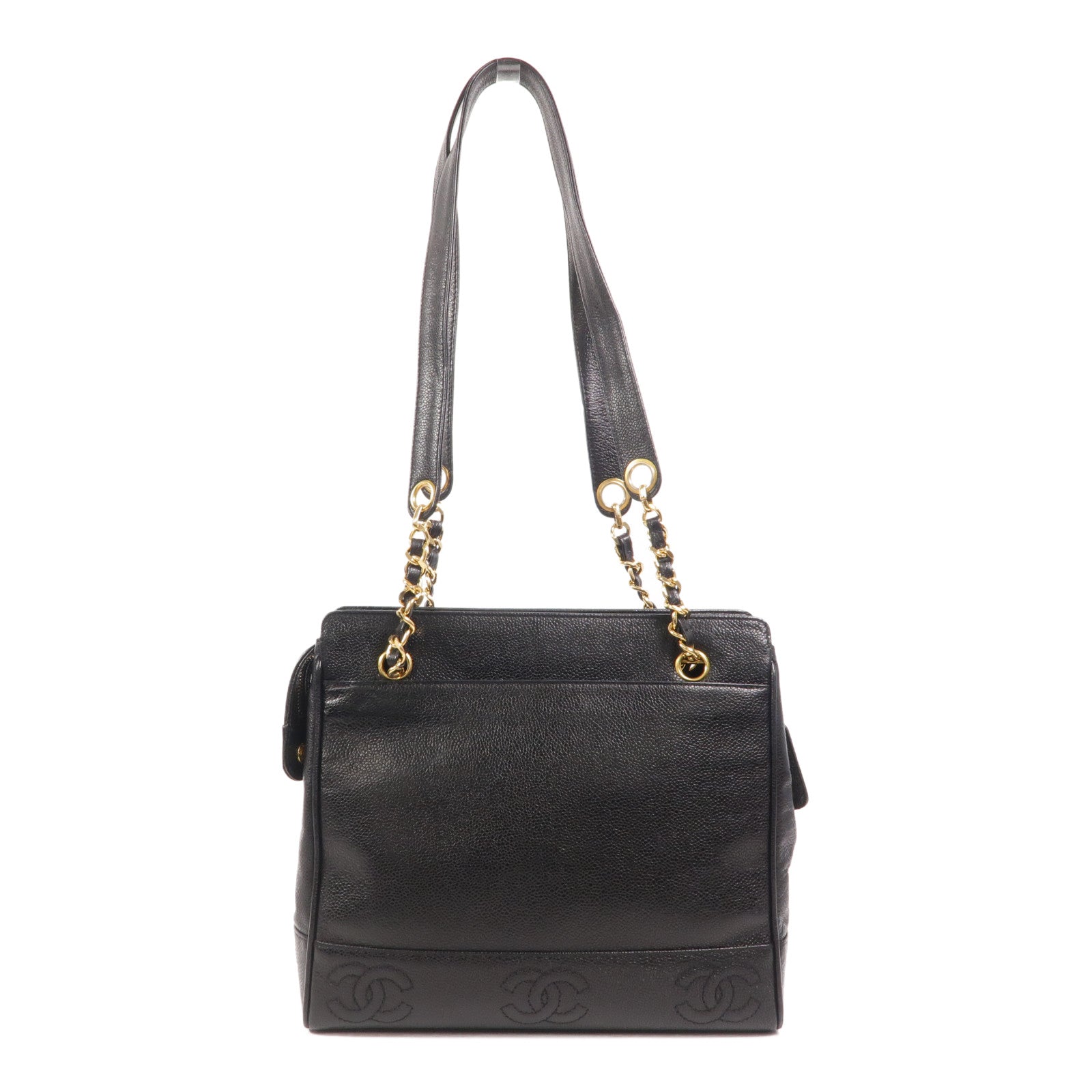 CHANEL 牛皮皮革Vintage Totebag肩背袋