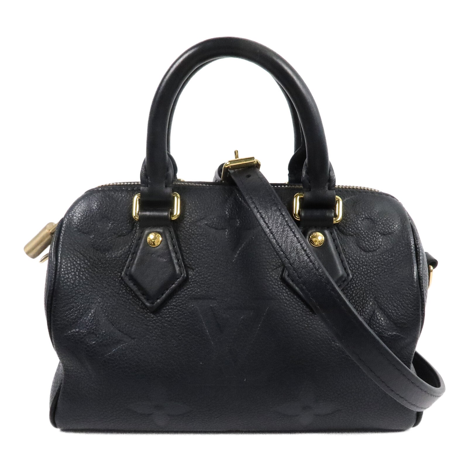 LOUIS VUITTON Monogram Empreinte Speedy Bandouliere 20手挽肩背兩用袋