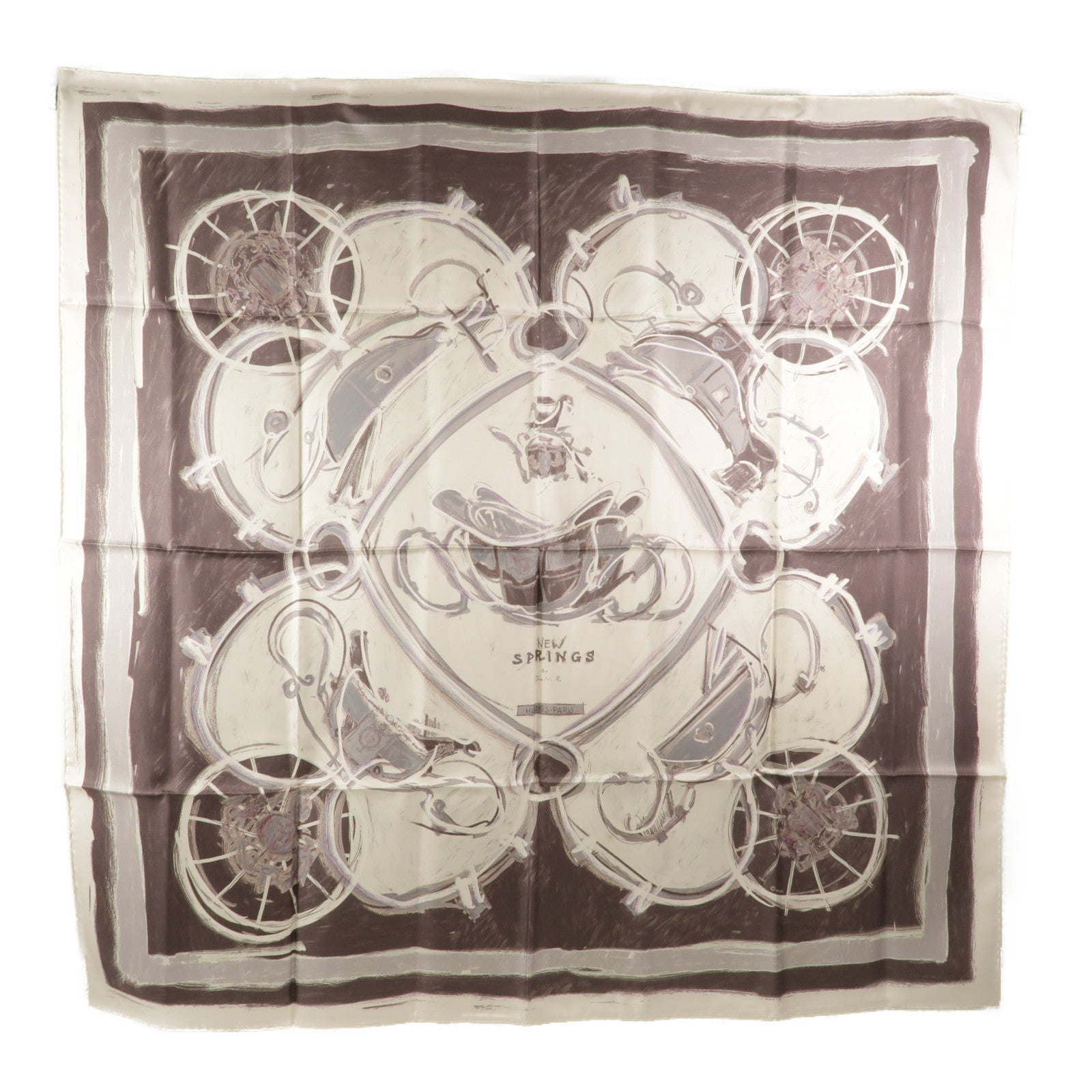 HERMES 絲質Scarf 90x90絲巾