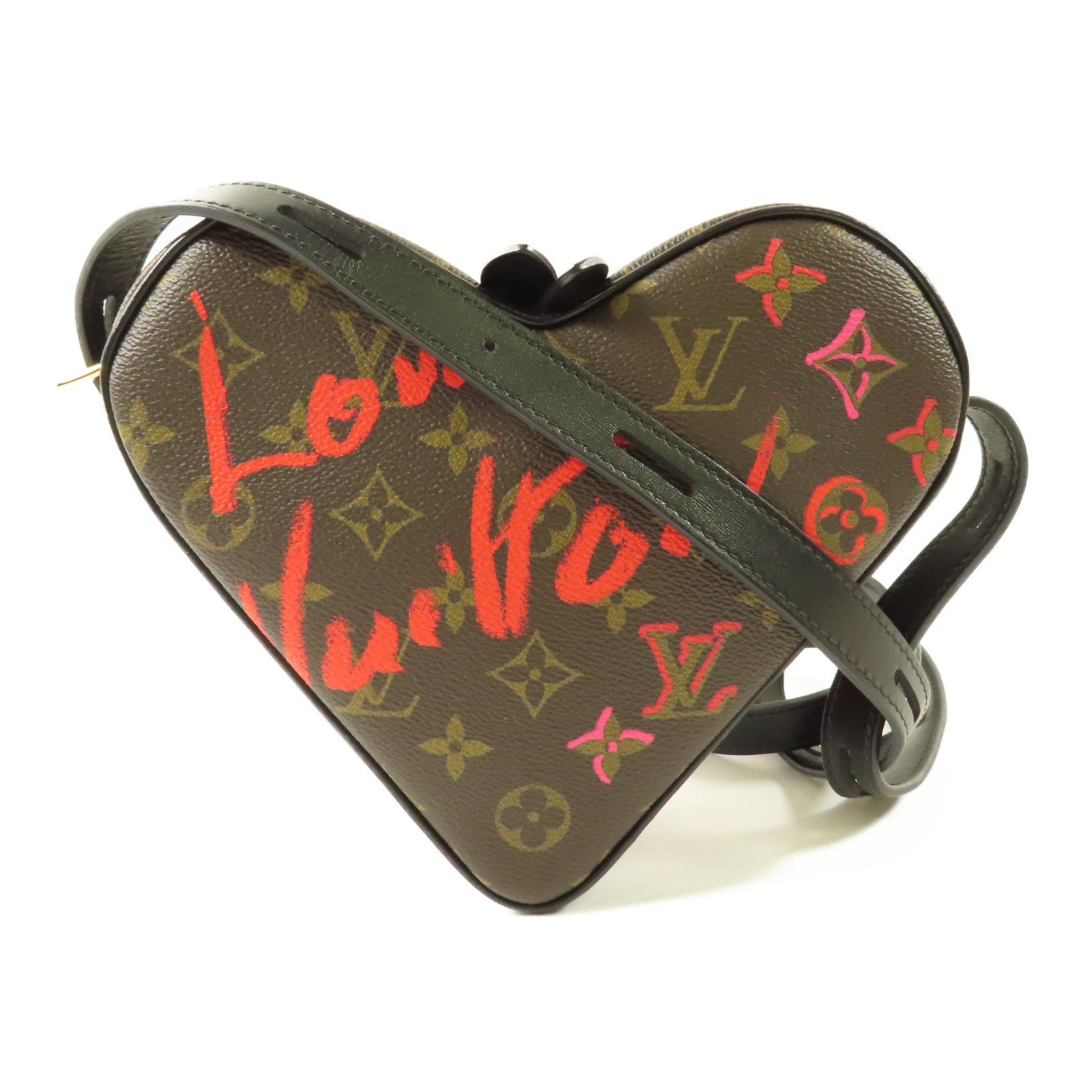 LOUIS VUITTON Monogram Sac Coeur Fall In Love金扣肩背袋