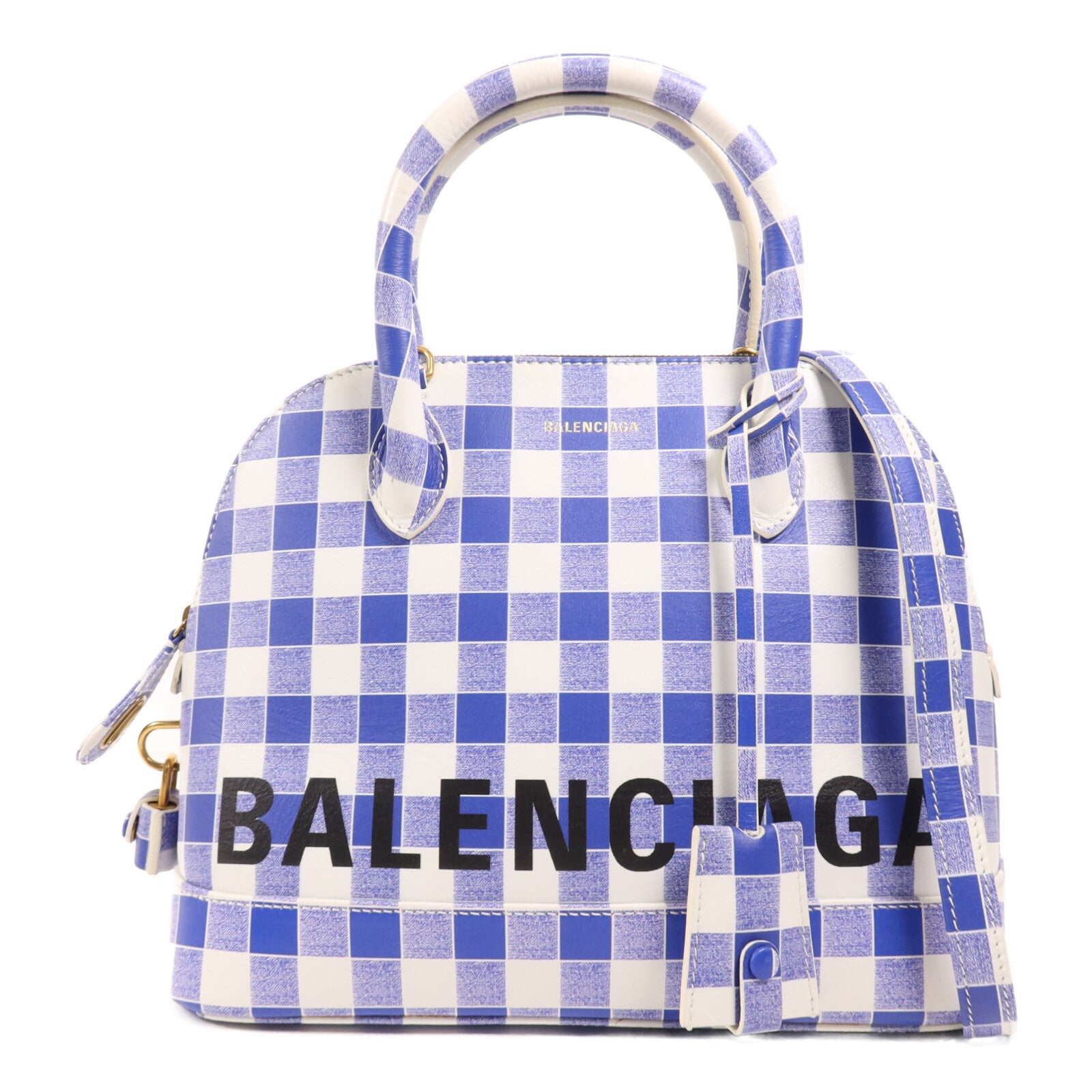 BALENCIAGA 牛皮皮革Ville Top Handle金扣手挽肩背兩用袋