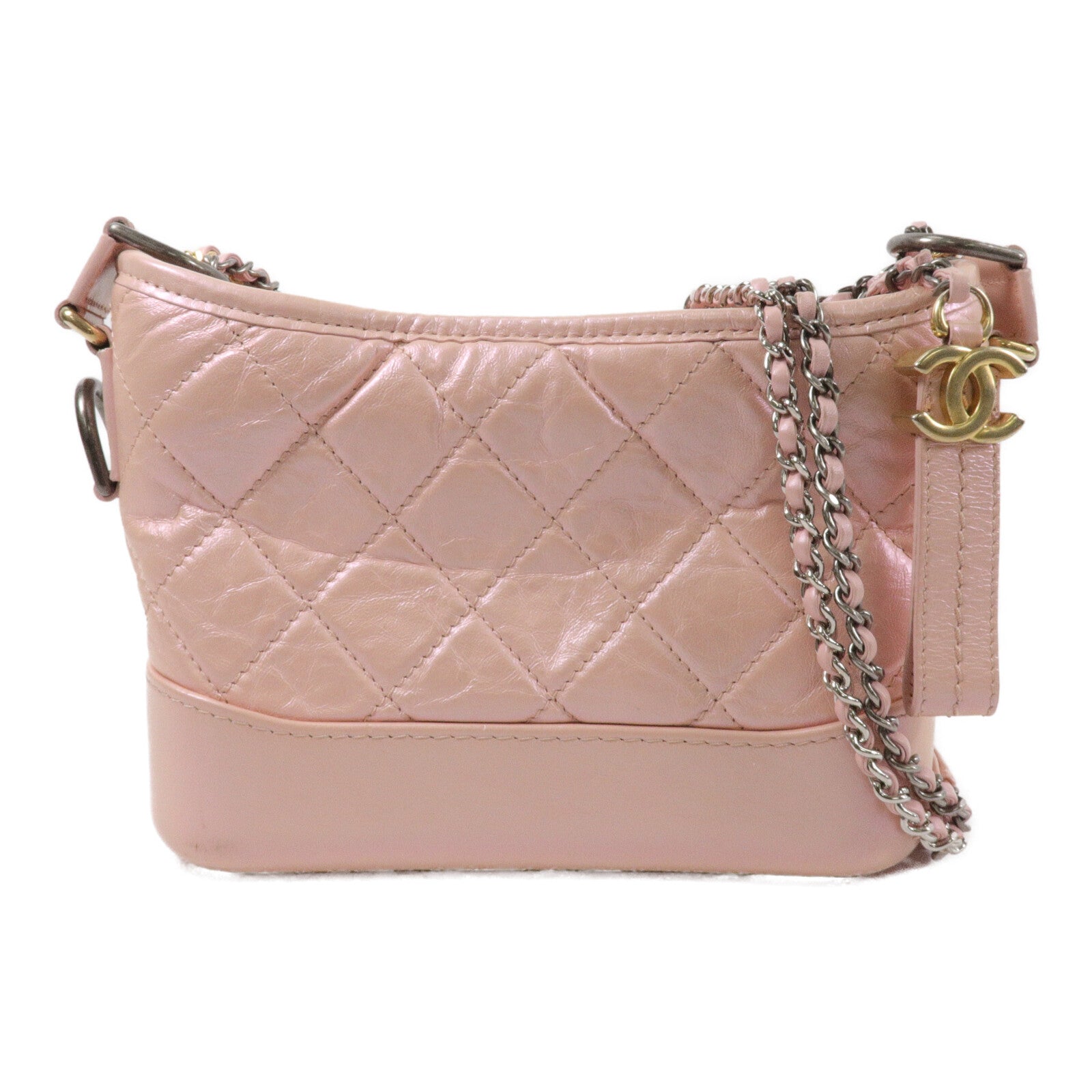 CHANEL 牛皮皮革Gabrielle Small鏈帶肩背袋