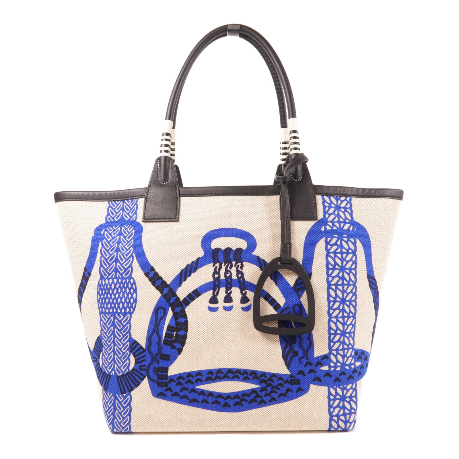 HERMES 帆布Steeple 28肩背袋