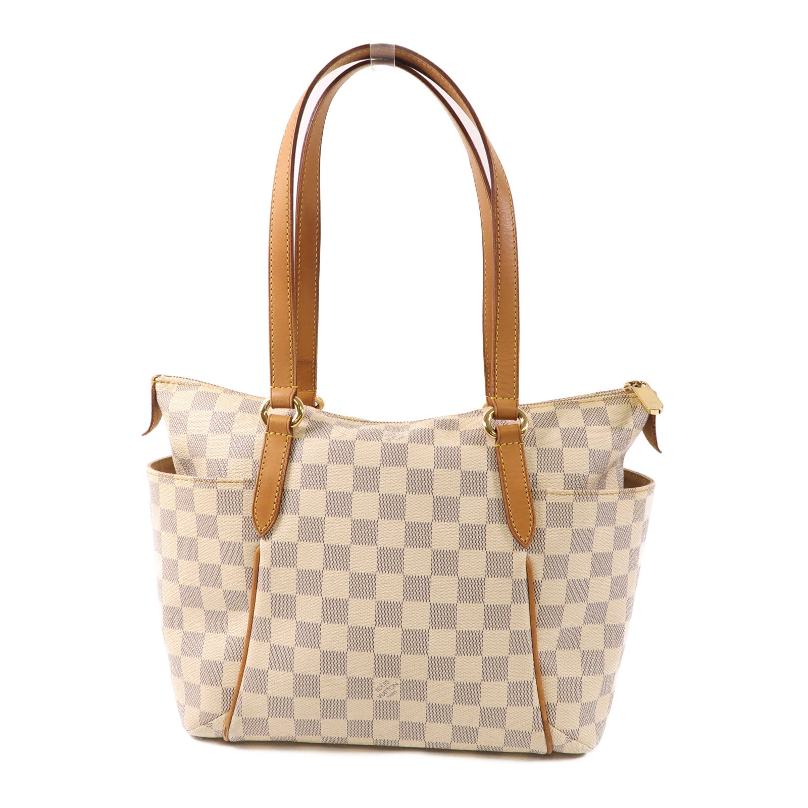 LOUIS VUITTON Damier Azur Totally PM金扣肩背袋